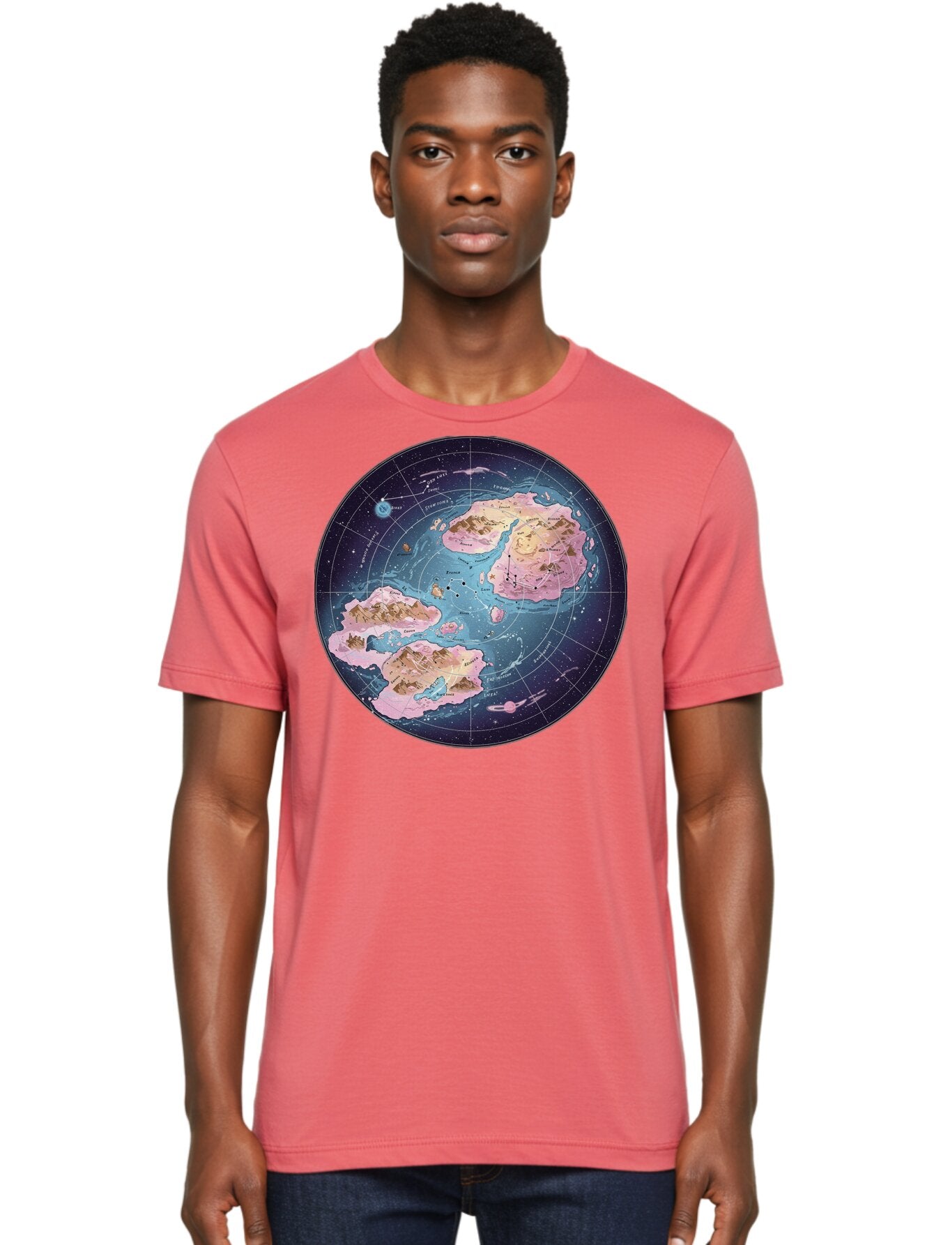 Flat-Earth-Map Men'S Graphic Tee, 100% Cotton, Comfortable Casual Summer Wear, Machine Washable, Vintage Camera, Old Camera, Antique Camera, Black Camera, Classic Photography, Photography Equipment, Nostalgic Device, Film Camera, Camera Art Baf072 28
