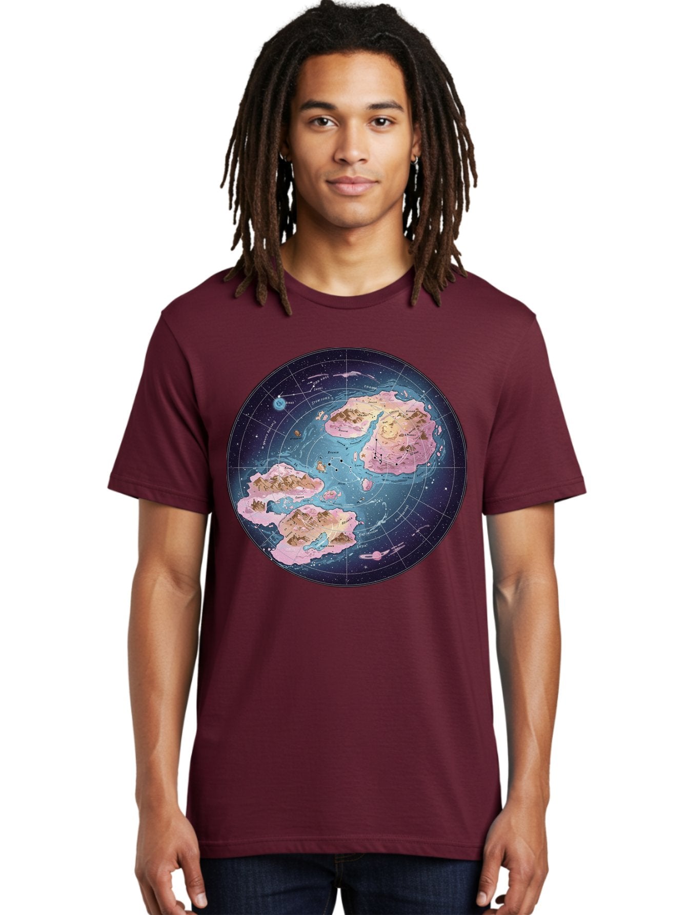Flat-Earth-Map Men'S Graphic Tee, 100% Cotton, Comfortable Casual Summer Wear, Machine Washable, Vintage Camera, Old Camera, Antique Camera, Black Camera, Classic Photography, Photography Equipment, Nostalgic Device, Film Camera, Camera Art Baf072 19