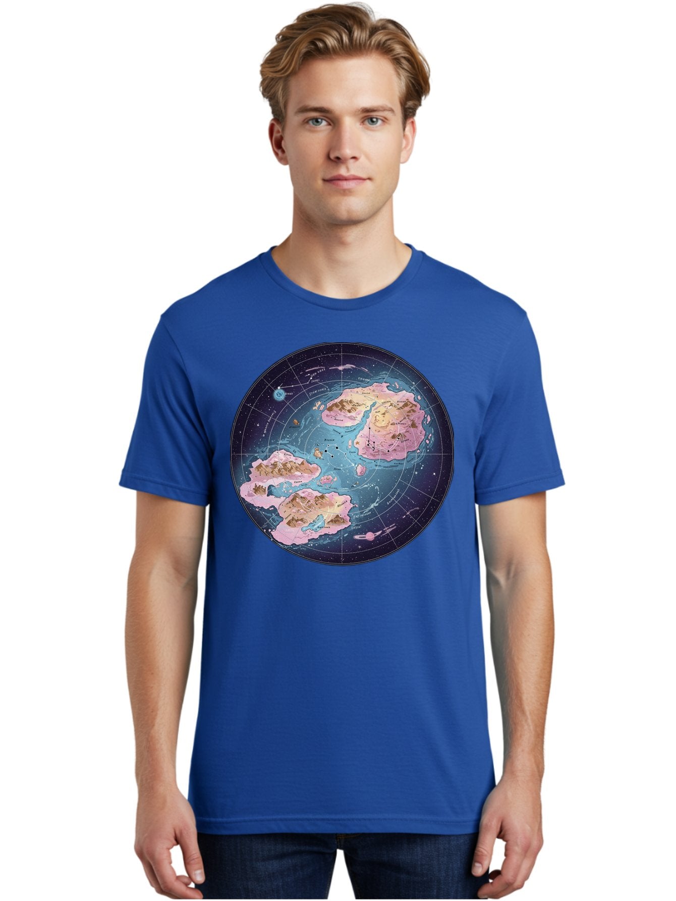 Flat-Earth-Map Men'S Graphic Tee, 100% Cotton, Comfortable Casual Summer Wear, Machine Washable, Vintage Camera, Old Camera, Antique Camera, Black Camera, Classic Photography, Photography Equipment, Nostalgic Device, Film Camera, Camera Art Baf072 27