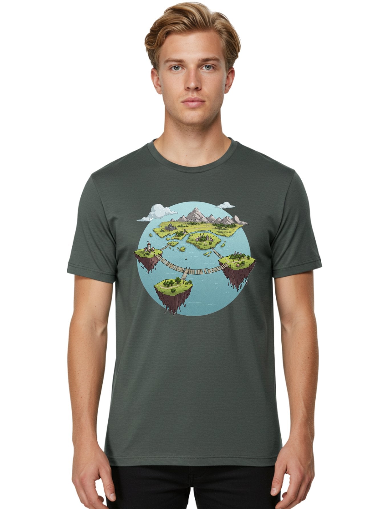 Floating-Islands Men'S Graphic Tee, 100% Cotton, Comfortable Casual Summer Wear, Machine Washable, Vintage Camera, Old Camera, Antique Camera, Black Camera, Classic Photography, Photography Equipment, Nostalgic Device, Film Camera, Camera Art Baf075 24