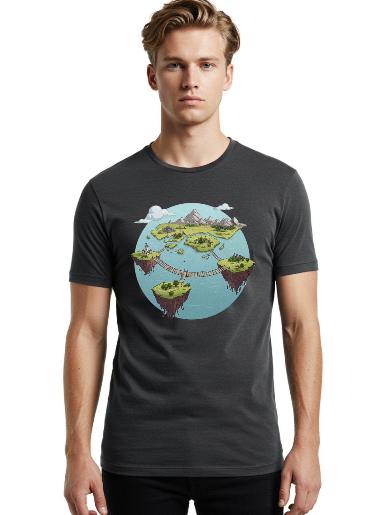 Floating-Islands Men'S Graphic Tee, 100% Cotton, Comfortable Casual Summer Wear, Machine Washable, Vintage Camera, Old Camera, Antique Camera, Black Camera, Classic Photography, Photography Equipment, Nostalgic Device, Film Camera, Camera Art Baf075 18