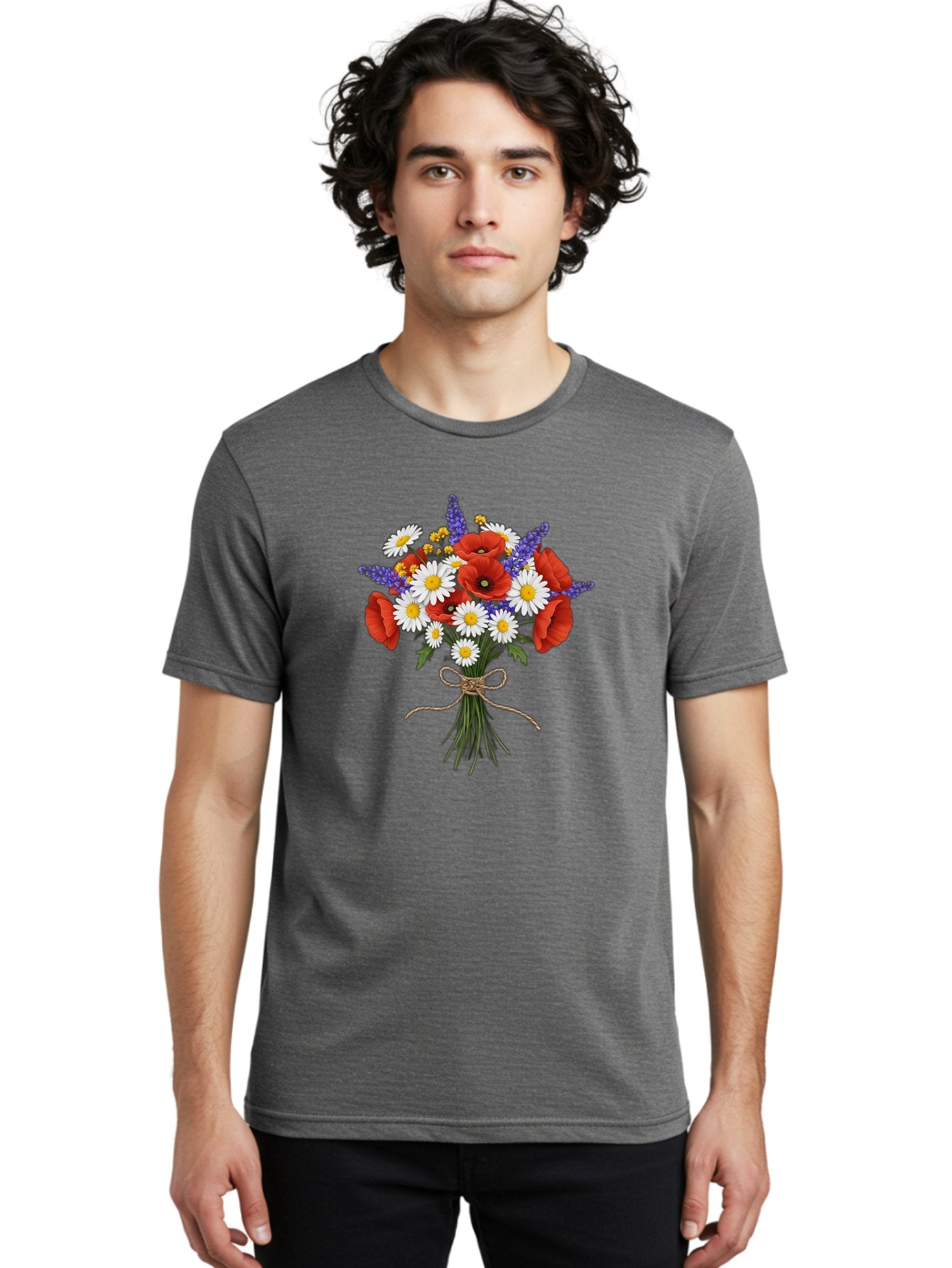 Floral-Bouquet-3 Men'S Graphic Tee, 100% Cotton, Comfortable Casual Summer Wear, Machine Washable, Vintage Camera, Old Camera, Antique Camera, Black Camera, Classic Photography, Photography Equipment, Nostalgic Device, Film Camera, Camera Art Baf078 28