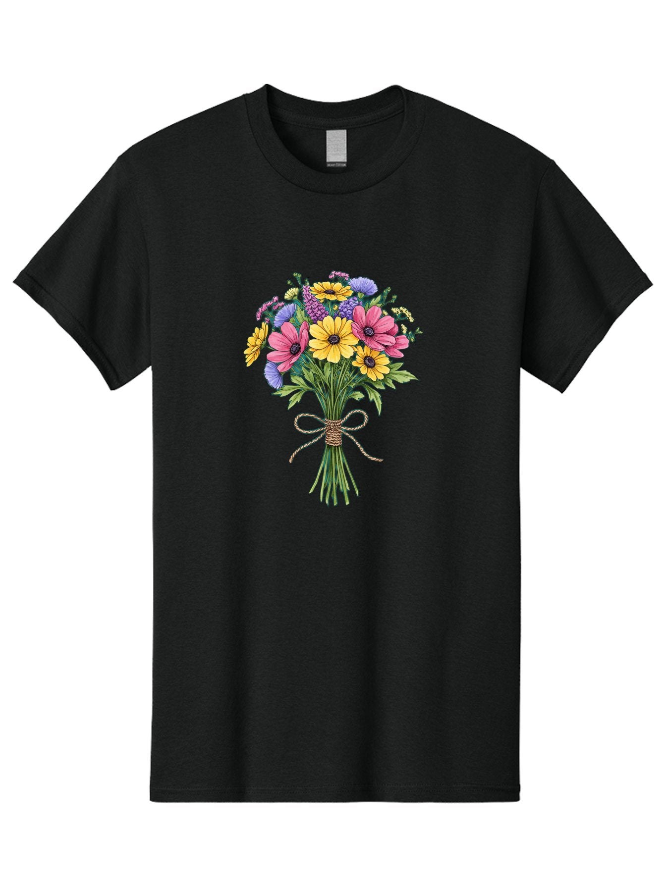 Floral-Bouquet-5 Men'S Graphic Tee, 100% Cotton, Comfortable Casual Summer Wear, Machine Washable, Vintage Camera, Old Camera, Antique Camera, Black Camera, Classic Photography, Photography Equipment, Nostalgic Device, Film Camera, Camera Art Baf080 15