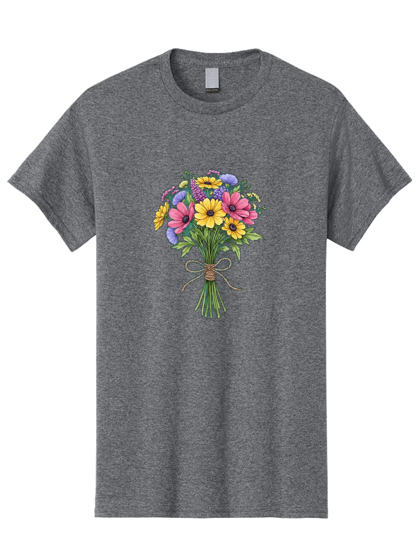 Floral-Bouquet-5 Men'S Graphic Tee, 100% Cotton, Comfortable Casual Summer Wear, Machine Washable, Vintage Camera, Old Camera, Antique Camera, Black Camera, Classic Photography, Photography Equipment, Nostalgic Device, Film Camera, Camera Art Baf080