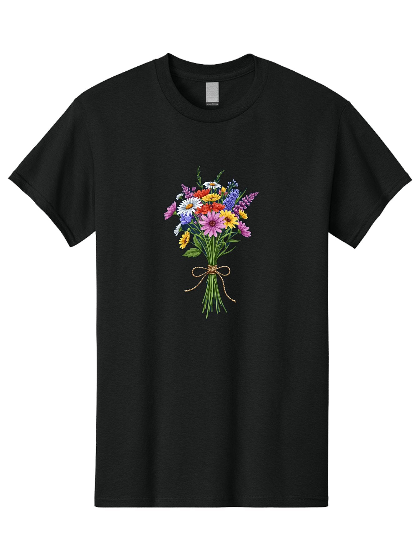 Floral-Bouquet-6 Men'S Graphic Tee, 100% Cotton, Comfortable Casual Summer Wear, Machine Washable, Vintage Camera, Old Camera, Antique Camera, Black Camera, Classic Photography, Photography Equipment, Nostalgic Device, Film Camera, Camera Art Baf081 6