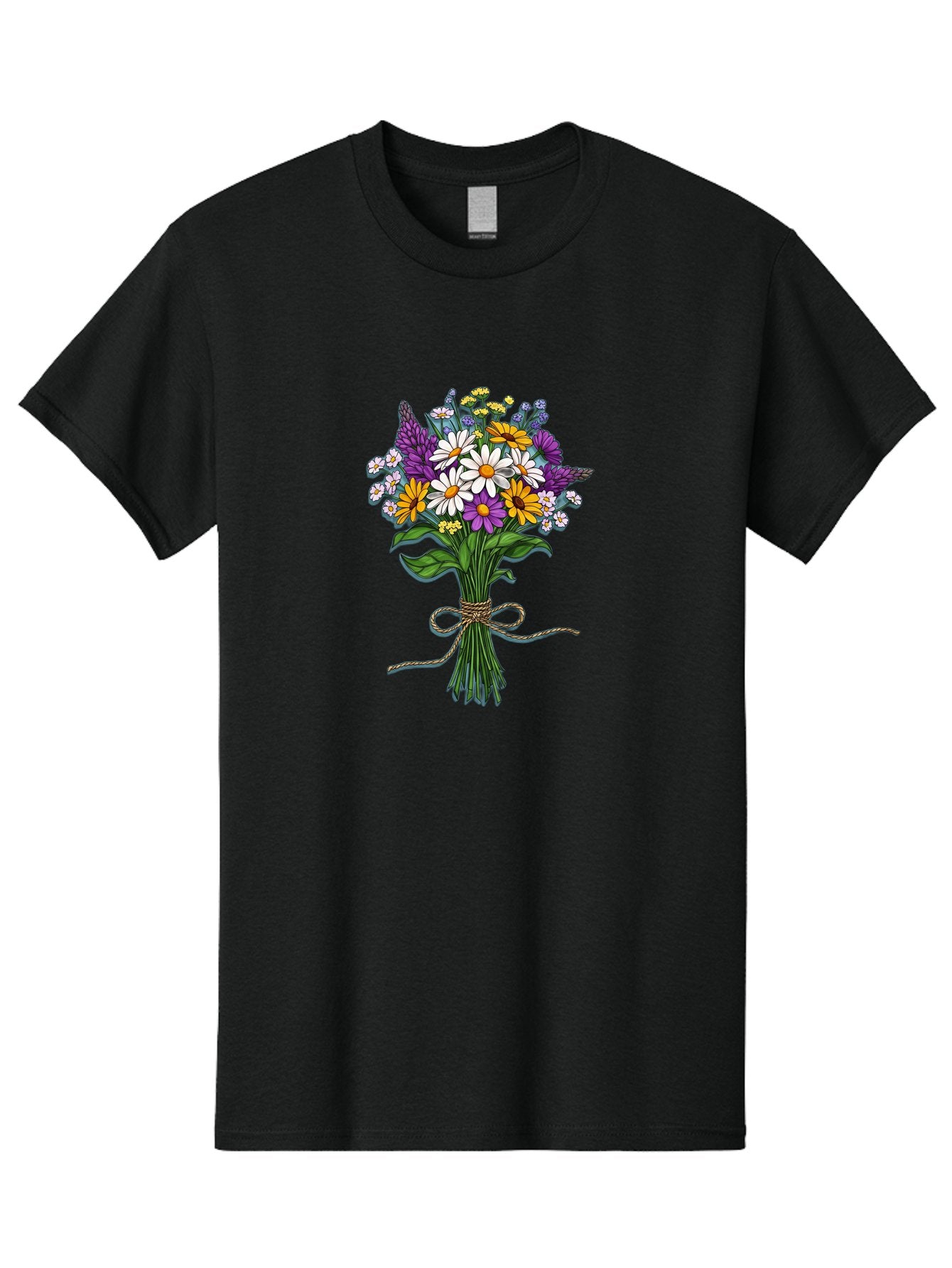 Floral-Bouquet-7 Men'S Graphic Tee, 100% Cotton, Comfortable Casual Summer Wear, Machine Washable, Vintage Camera, Old Camera, Antique Camera, Black Camera, Classic Photography, Photography Equipment, Nostalgic Device, Film Camera, Camera Art Baf082 5