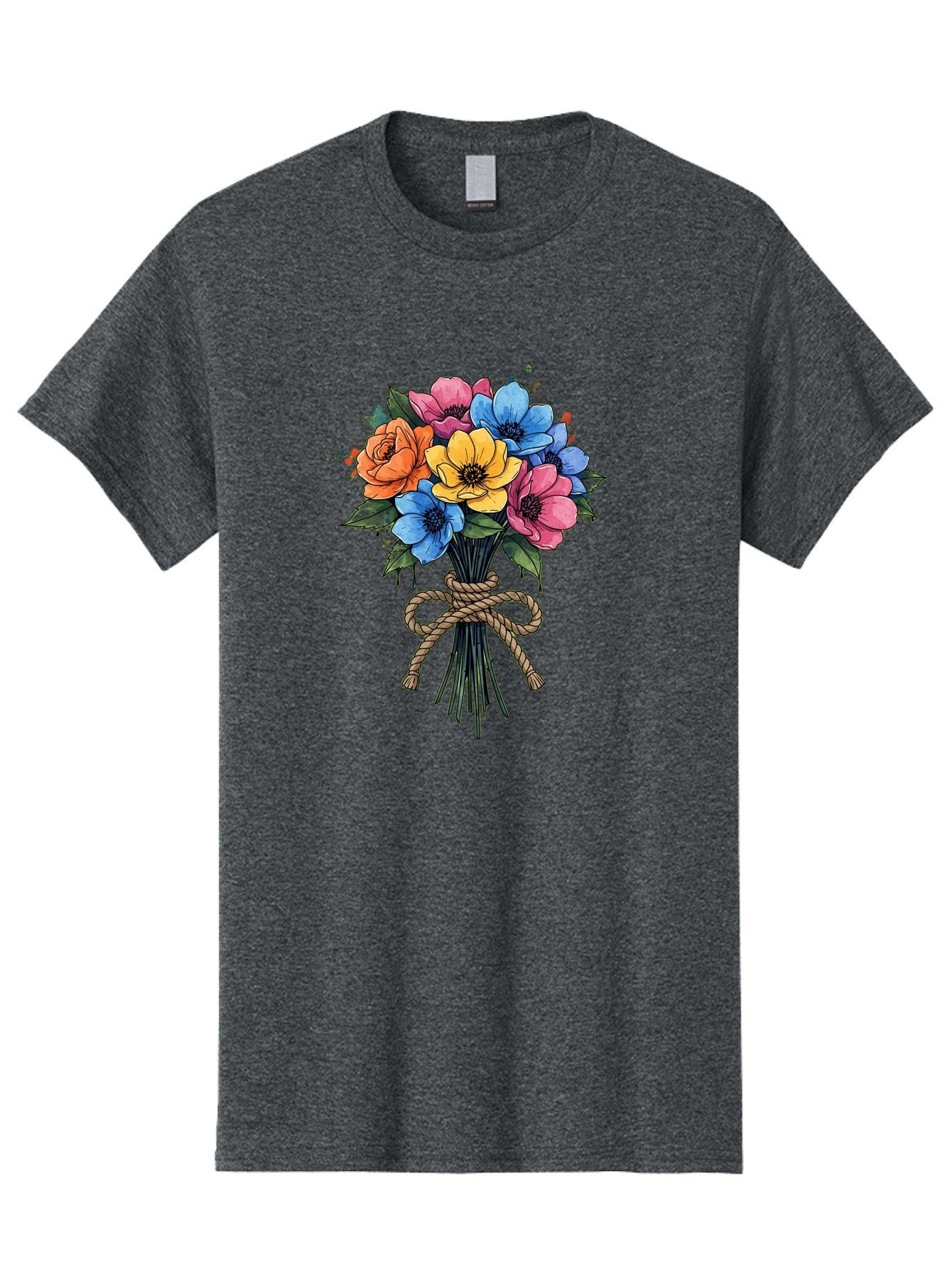 Floral-Bouquet Men'S Graphic Tee, 100% Cotton, Comfortable Casual Summer Wear, Machine Washable, Vintage Camera, Old Camera, Antique Camera, Black Camera, Classic Photography, Photography Equipment, Nostalgic Device, Film Camera, Camera Art Baf083 5