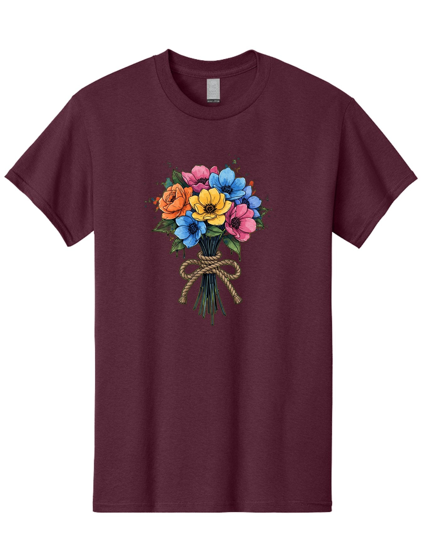 Floral-Bouquet Men'S Graphic Tee, 100% Cotton, Comfortable Casual Summer Wear, Machine Washable, Vintage Camera, Old Camera, Antique Camera, Black Camera, Classic Photography, Photography Equipment, Nostalgic Device, Film Camera, Camera Art Baf083 7