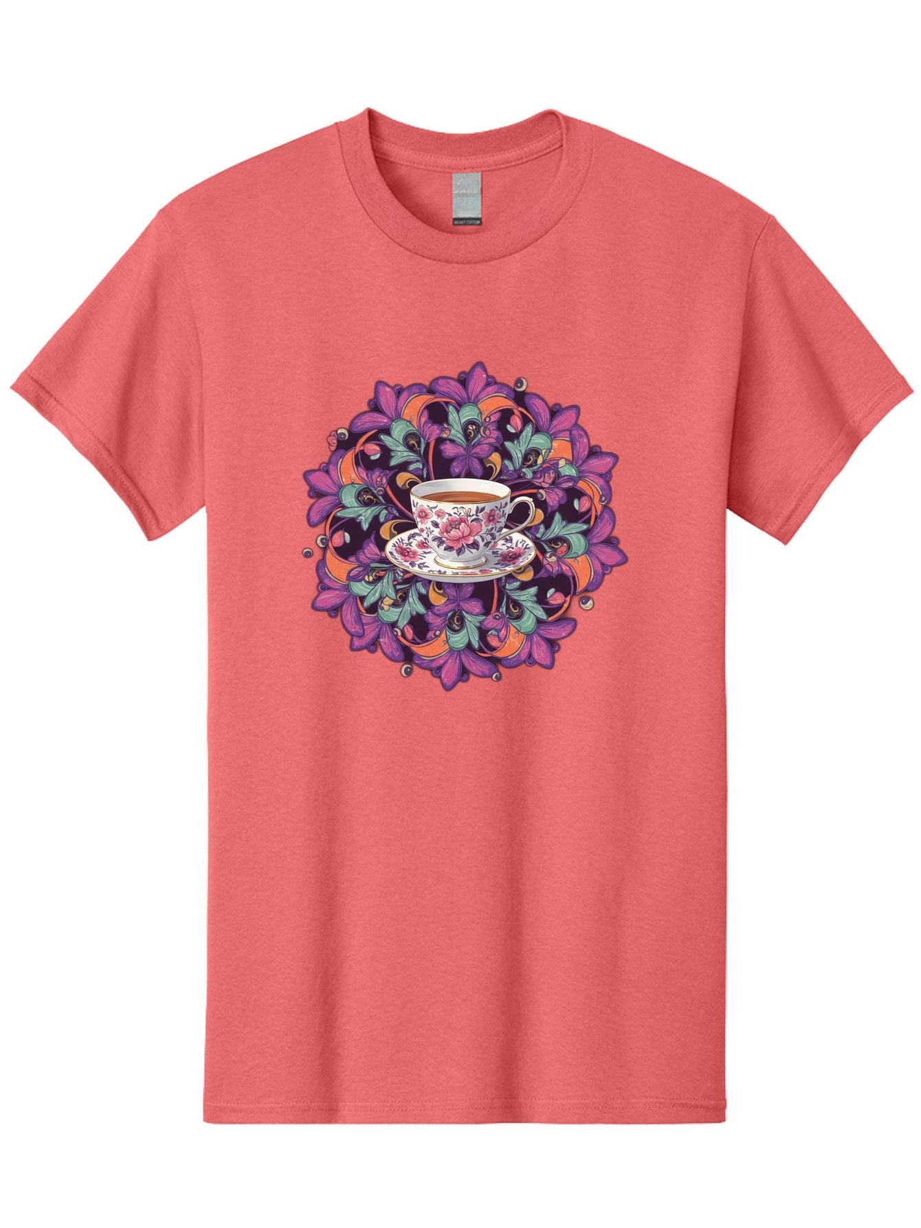 Floral-Tea-Cup Men'S Graphic Tee, 100% Cotton, Comfortable Casual Summer Wear, Machine Washable, Vintage Camera, Old Camera, Antique Camera, Black Camera, Classic Photography, Photography Equipment, Nostalgic Device, Film Camera, Camera Art Baf086 8