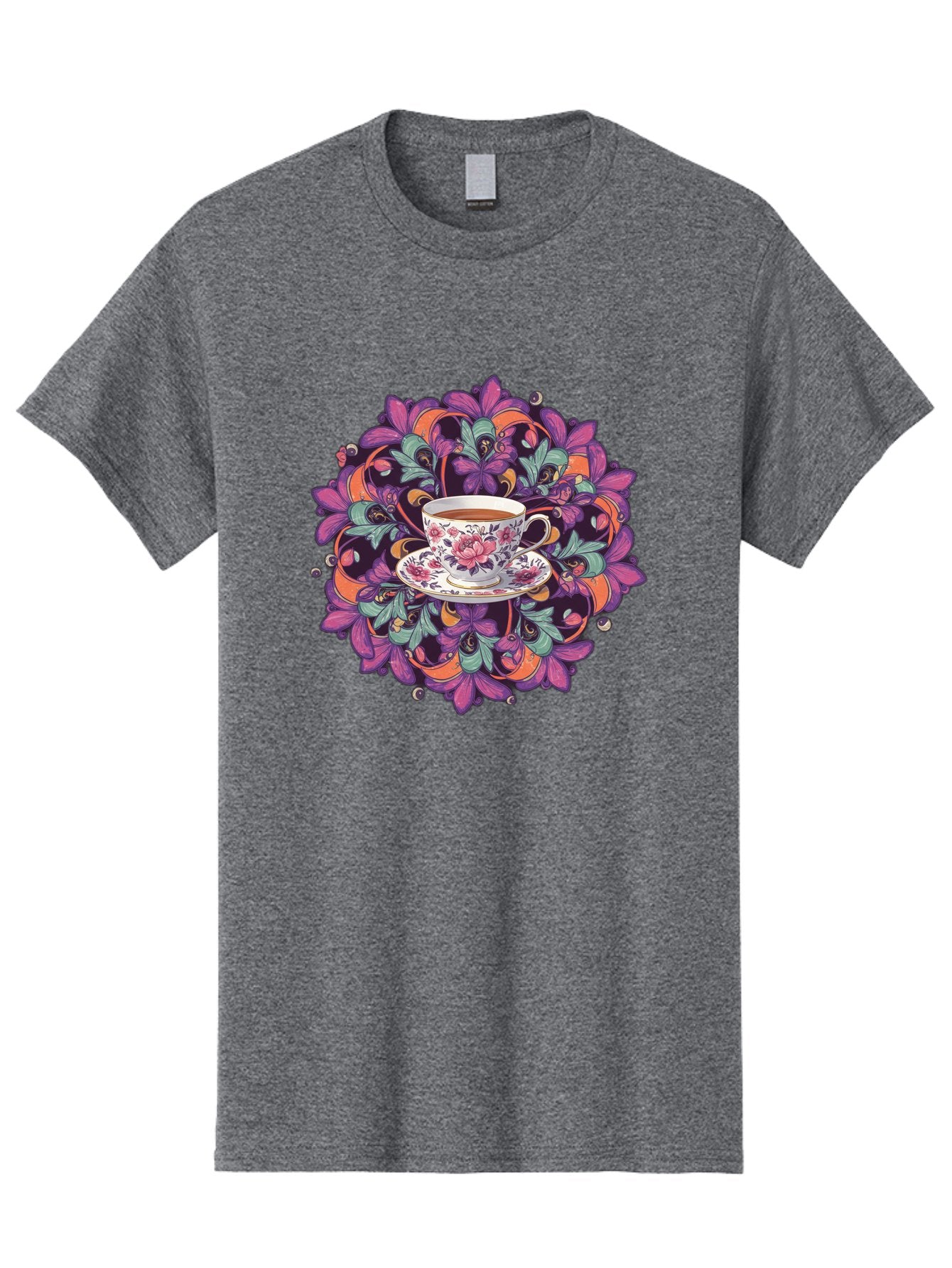 Floral-Tea-Cup Men'S Graphic Tee, 100% Cotton, Comfortable Casual Summer Wear, Machine Washable, Vintage Camera, Old Camera, Antique Camera, Black Camera, Classic Photography, Photography Equipment, Nostalgic Device, Film Camera, Camera Art Baf086 14