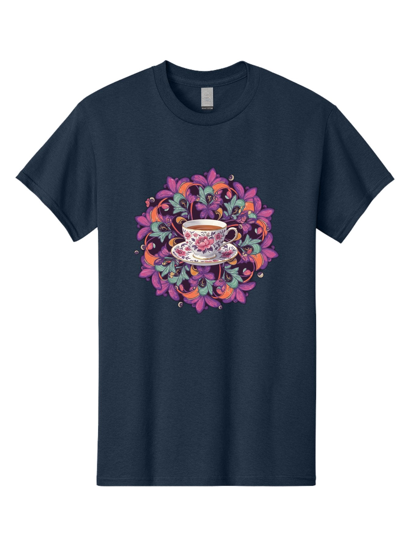 Floral-Tea-Cup Men'S Graphic Tee, 100% Cotton, Comfortable Casual Summer Wear, Machine Washable, Vintage Camera, Old Camera, Antique Camera, Black Camera, Classic Photography, Photography Equipment, Nostalgic Device, Film Camera, Camera Art Baf086 10