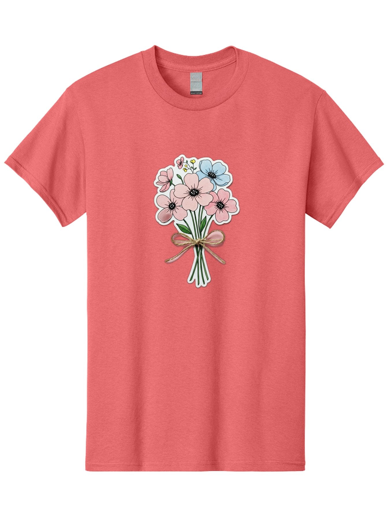 Flower-Bouquet-1 Men'S Graphic Tee, 100% Cotton, Comfortable Casual Summer Wear, Machine Washable, Vintage Camera, Old Camera, Antique Camera, Black Camera, Classic Photography, Photography Equipment, Nostalgic Device, Film Camera, Camera Art Baf088 13