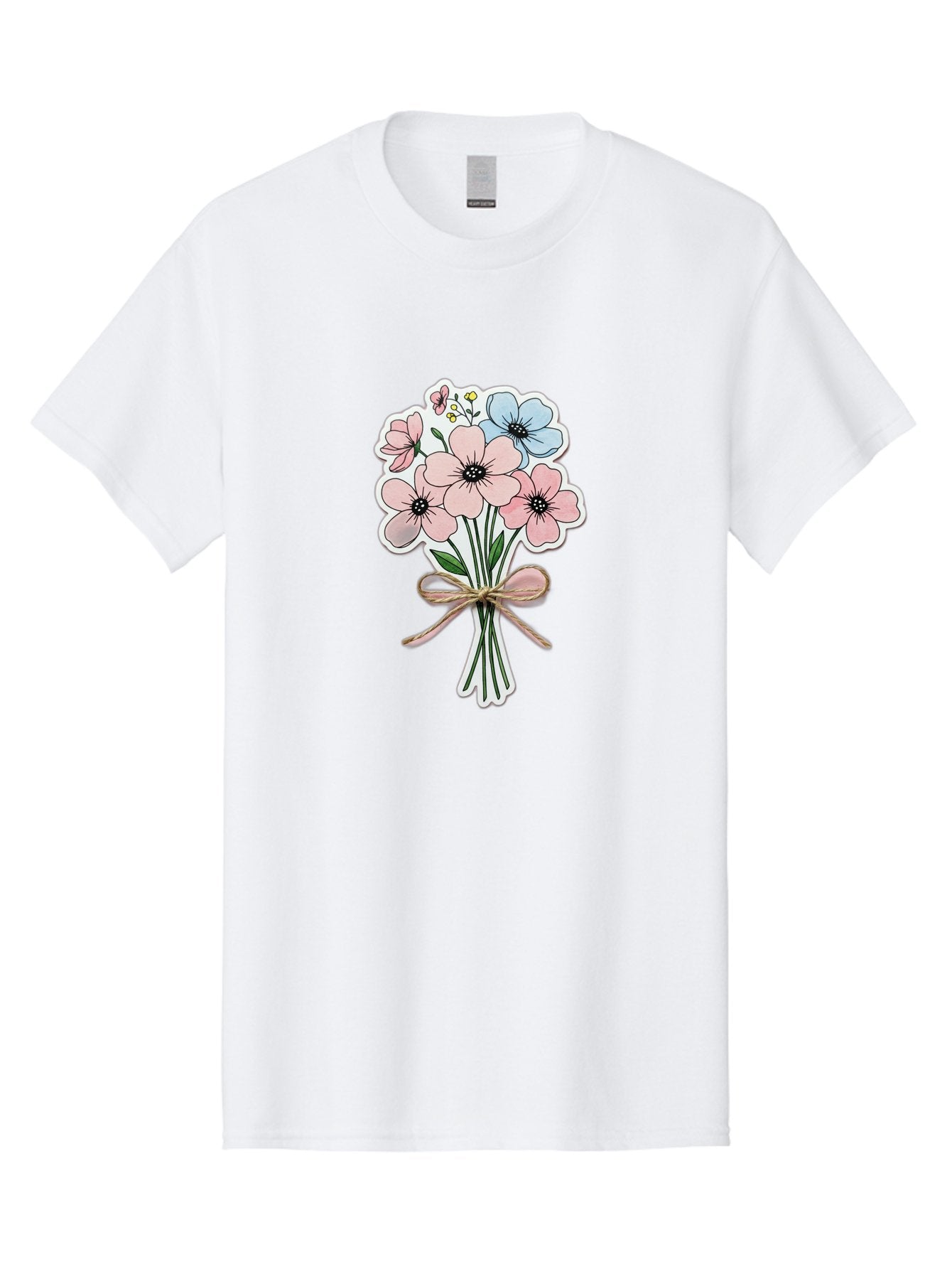 Flower-Bouquet-1 Men'S Graphic Tee, 100% Cotton, Comfortable Casual Summer Wear, Machine Washable, Vintage Camera, Old Camera, Antique Camera, Black Camera, Classic Photography, Photography Equipment, Nostalgic Device, Film Camera, Camera Art Baf088 7