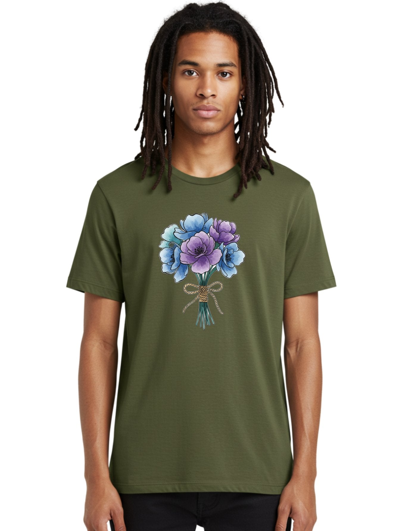 Flower-Bouquet Men'S Graphic Tee, 100% Cotton, Comfortable Casual Summer Wear, Machine Washable, Vintage Camera, Old Camera, Antique Camera, Black Camera, Classic Photography, Photography Equipment, Nostalgic Device, Film Camera, Camera Art Baf089 17