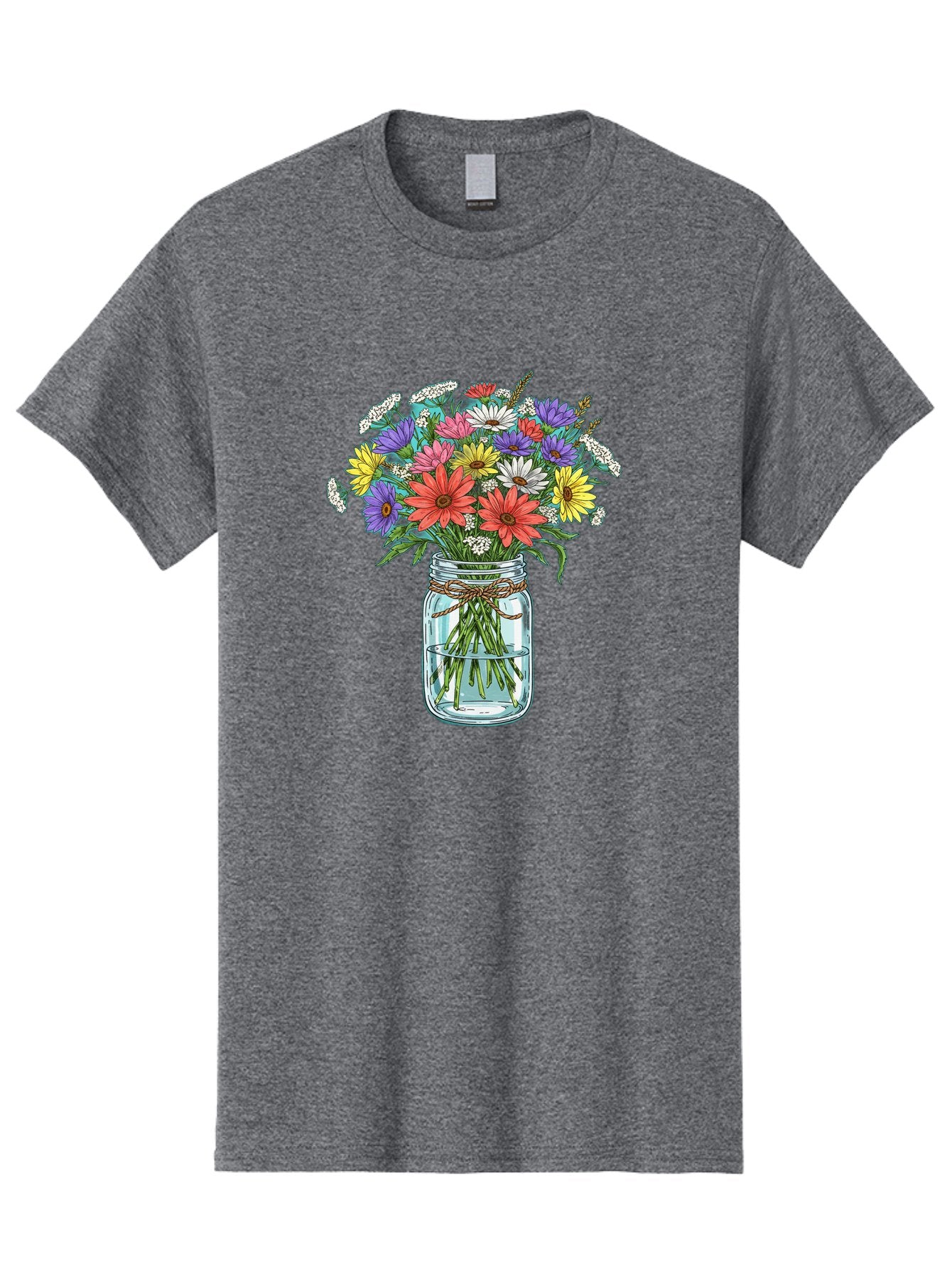 Flowers-In-Mason-Jar Men'S Graphic Tee, 100% Cotton, Comfortable Casual Summer Wear, Machine Washable, Vintage Camera, Old Camera, Antique Camera, Black Camera, Classic Photography, Photography Equipment, Nostalgic Device, Film Camera, Baf090