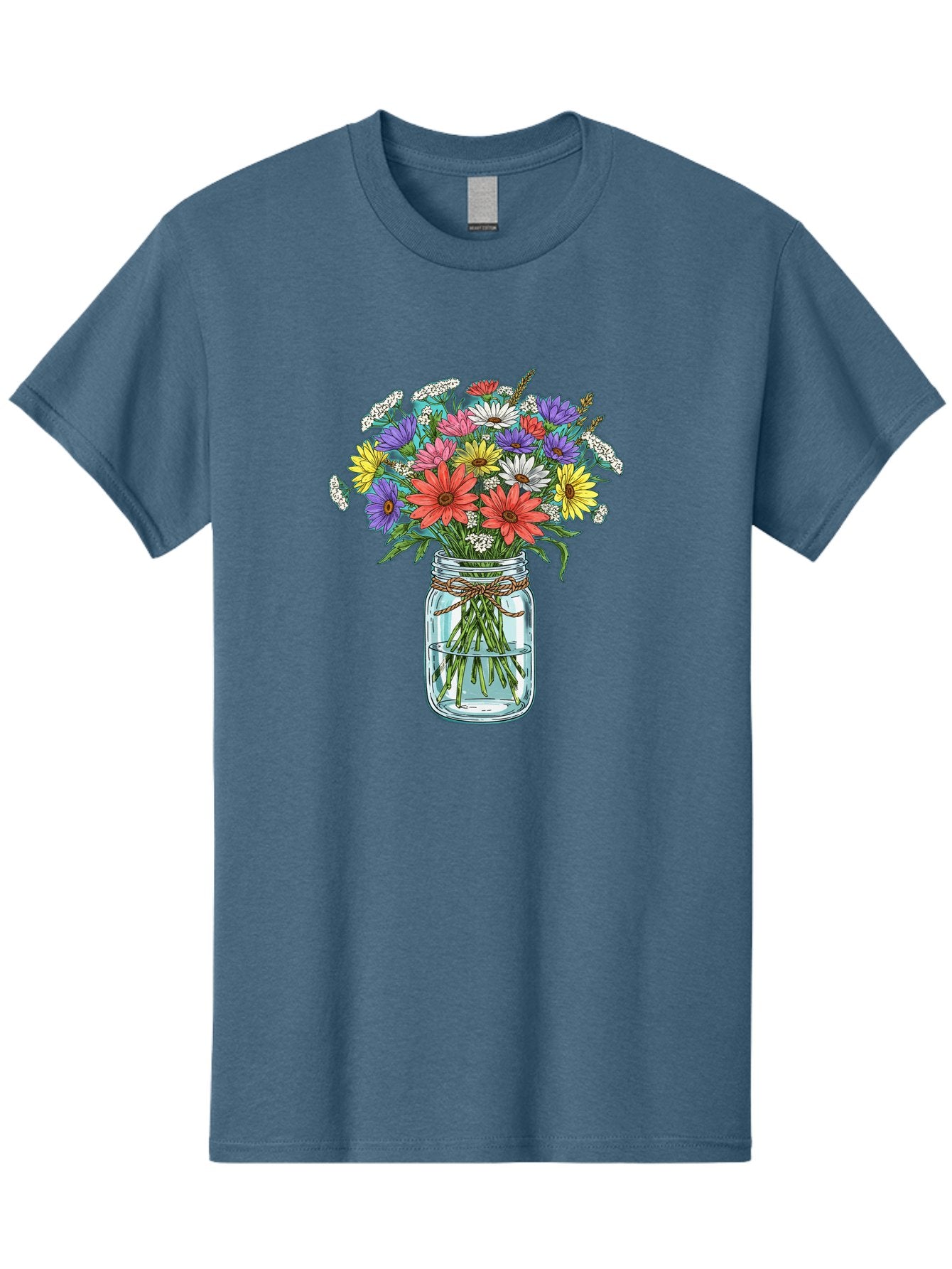 Flowers-In-Mason-Jar Men'S Graphic Tee, 100% Cotton, Comfortable Casual Summer Wear, Machine Washable, Vintage Camera, Old Camera, Antique Camera, Black Camera, Classic Photography, Photography Equipment, Nostalgic Device, Film Camera, Baf090 6