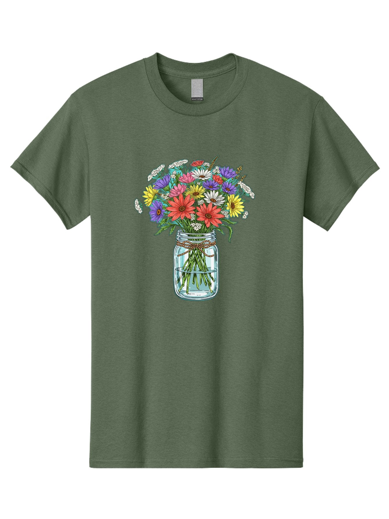 Flowers-In-Mason-Jar Men'S Graphic Tee, 100% Cotton, Comfortable Casual Summer Wear, Machine Washable, Vintage Camera, Old Camera, Antique Camera, Black Camera, Classic Photography, Photography Equipment, Nostalgic Device, Film Camera, Baf090 15