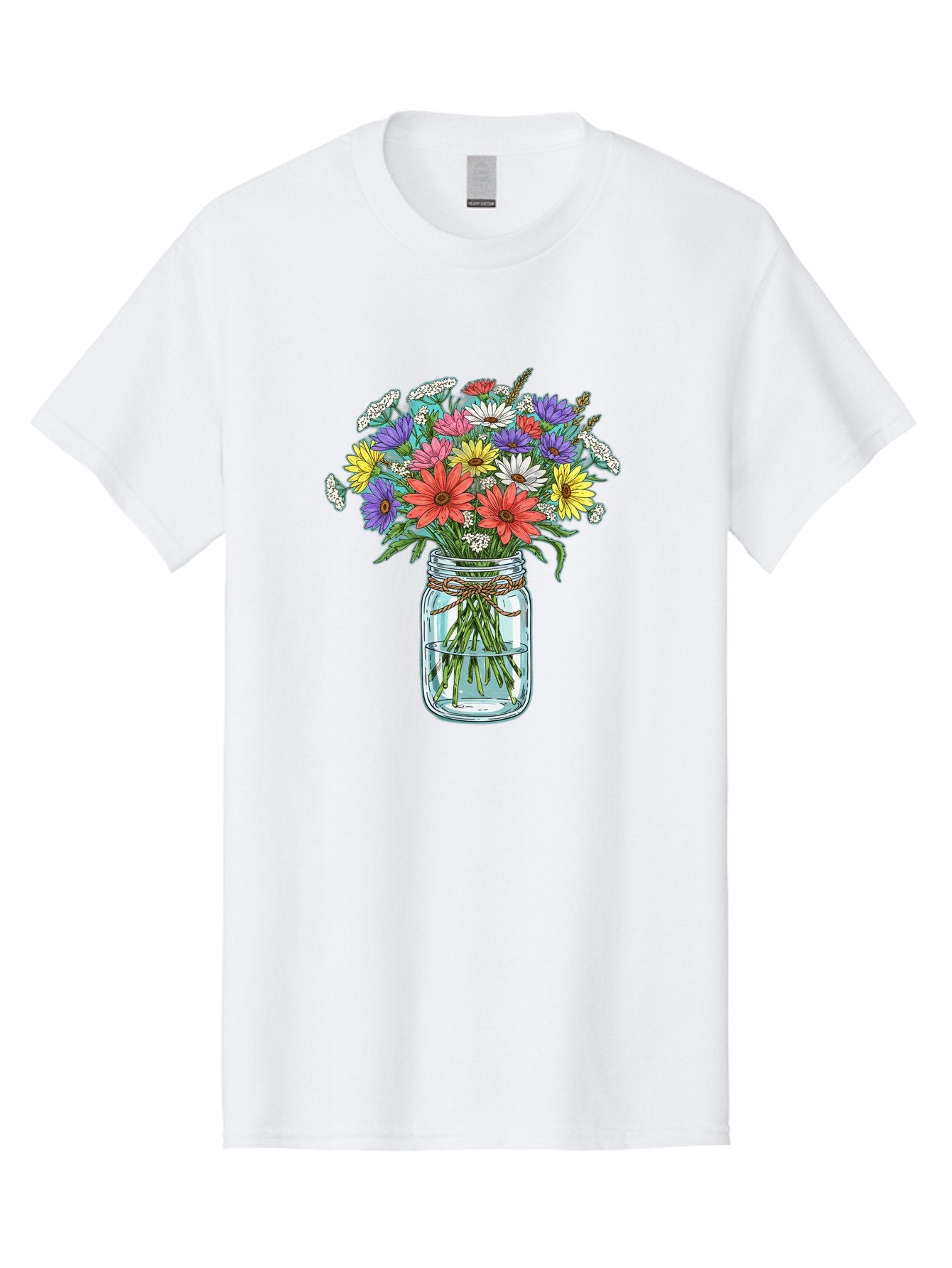Flowers-In-Mason-Jar Men'S Graphic Tee, 100% Cotton, Comfortable Casual Summer Wear, Machine Washable, Vintage Camera, Old Camera, Antique Camera, Black Camera, Classic Photography, Photography Equipment, Nostalgic Device, Film Camera, Baf090 8