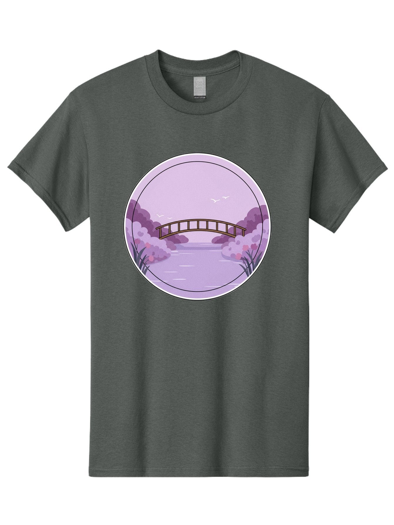 Footbridge-Over-Water Men'S Graphic Tee, 100% Cotton, Comfortable Casual Summer Wear, Machine Washable, Vintage Camera, Old Camera, Antique Camera, Black Camera, Classic Photography, Photography Equipment, Nostalgic Device, Film Camera, Baf094 12