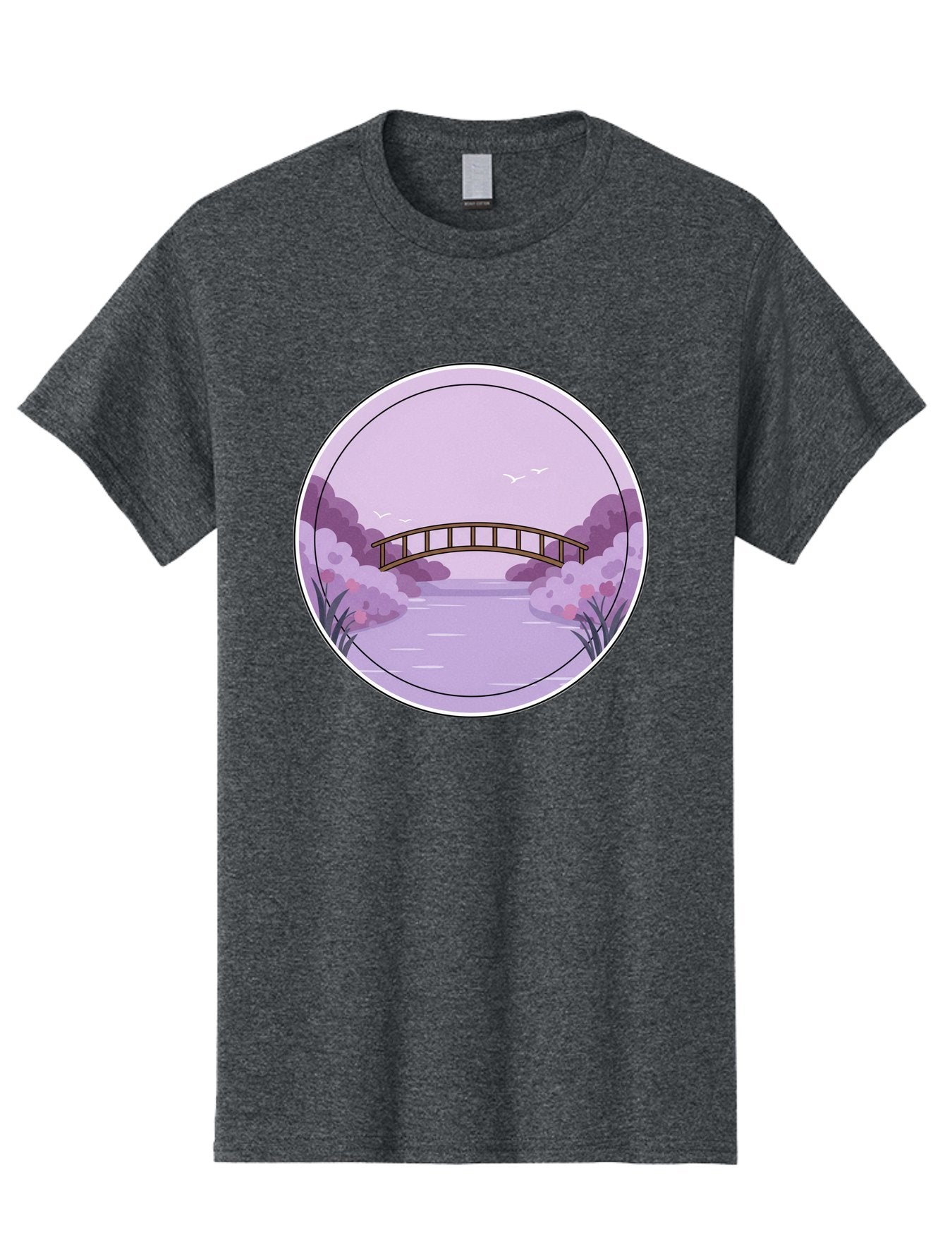 Footbridge-Over-Water Men'S Graphic Tee, 100% Cotton, Comfortable Casual Summer Wear, Machine Washable, Vintage Camera, Old Camera, Antique Camera, Black Camera, Classic Photography, Photography Equipment, Nostalgic Device, Film Camera, Baf094 15