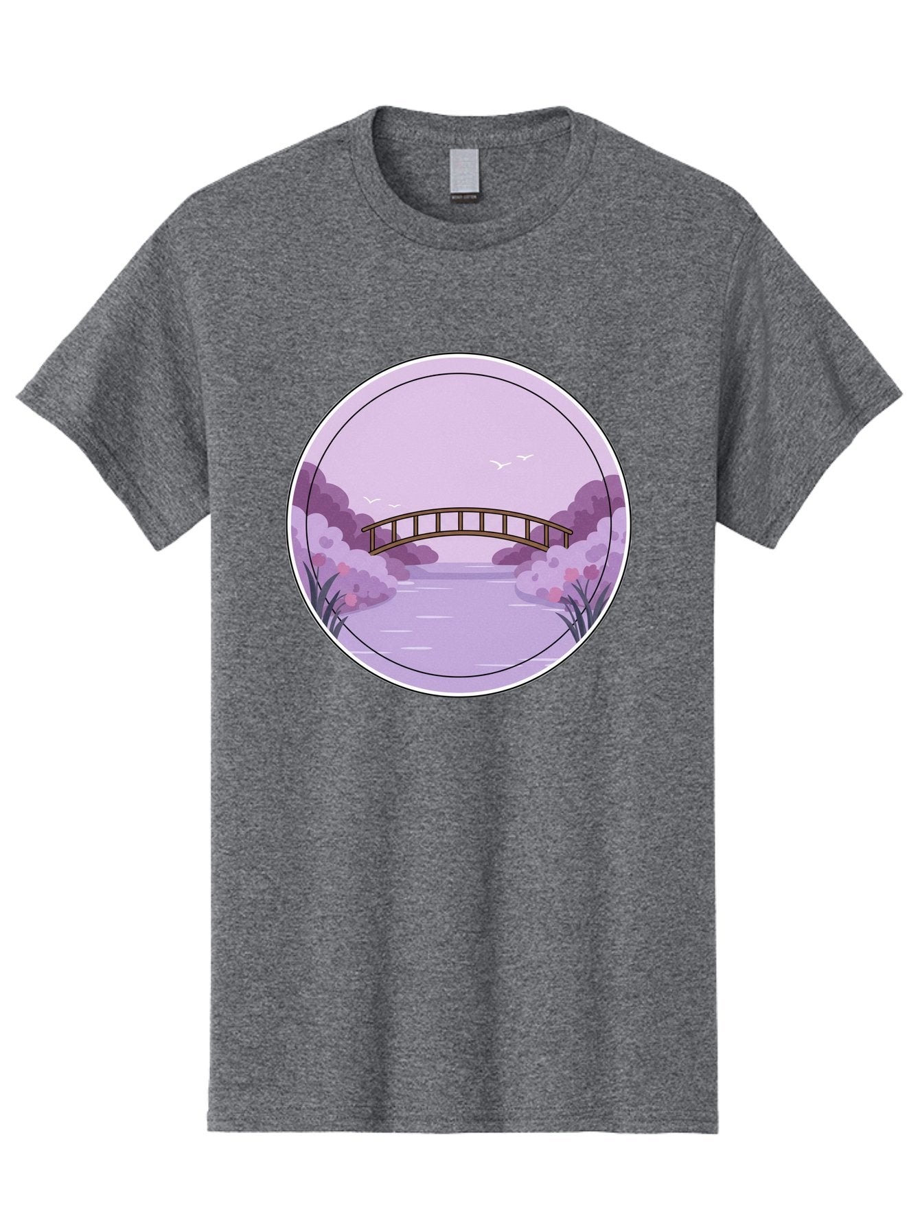 Footbridge-Over-Water Men'S Graphic Tee, 100% Cotton, Comfortable Casual Summer Wear, Machine Washable, Vintage Camera, Old Camera, Antique Camera, Black Camera, Classic Photography, Photography Equipment, Nostalgic Device, Film Camera, Baf094 10