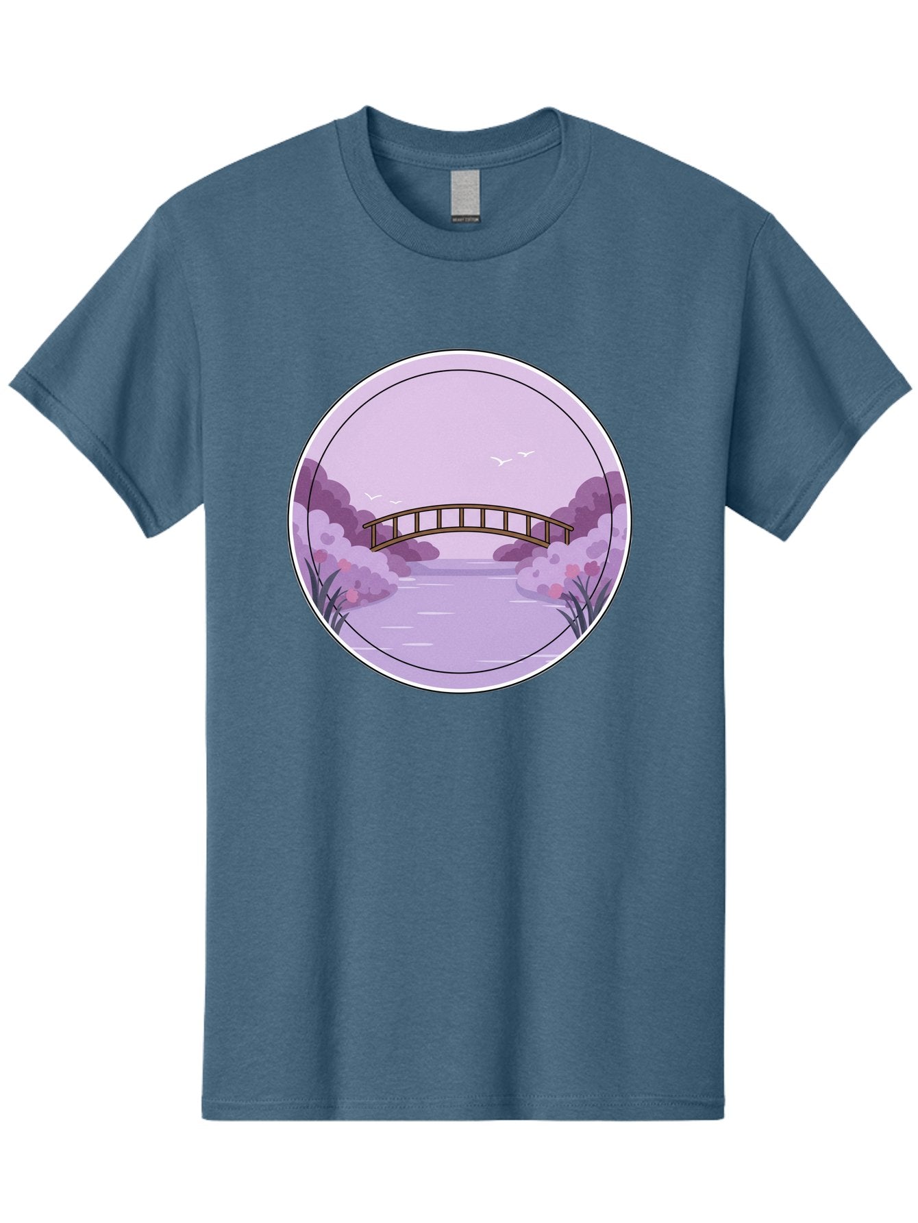 Footbridge-Over-Water Men'S Graphic Tee, 100% Cotton, Comfortable Casual Summer Wear, Machine Washable, Vintage Camera, Old Camera, Antique Camera, Black Camera, Classic Photography, Photography Equipment, Nostalgic Device, Film Camera, Baf094 4