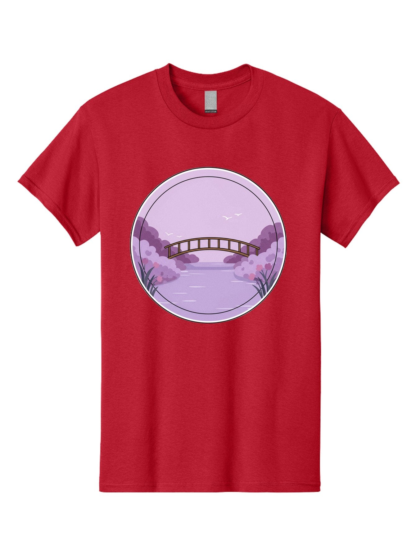 Footbridge-Over-Water Men'S Graphic Tee, 100% Cotton, Comfortable Casual Summer Wear, Machine Washable, Vintage Camera, Old Camera, Antique Camera, Black Camera, Classic Photography, Photography Equipment, Nostalgic Device, Film Camera, Baf094 5