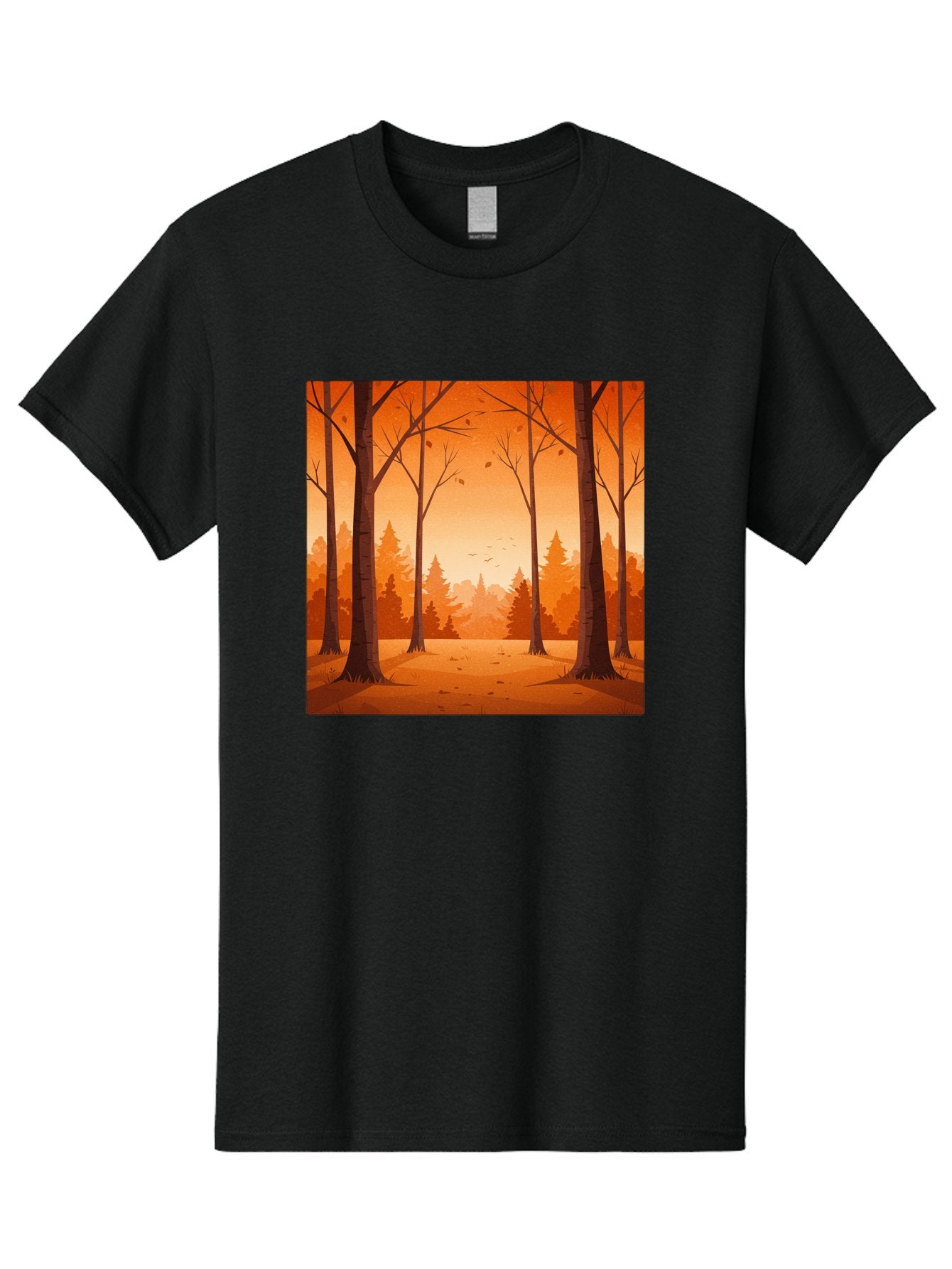 Forest-Landscape Men'S Graphic Tee, 100% Cotton, Comfortable Casual Summer Wear, Machine Washable, Vintage Camera, Old Camera, Antique Camera, Black Camera, Classic Photography, Photography Equipment, Nostalgic Device, Film Camera, Camera Art Baf098
