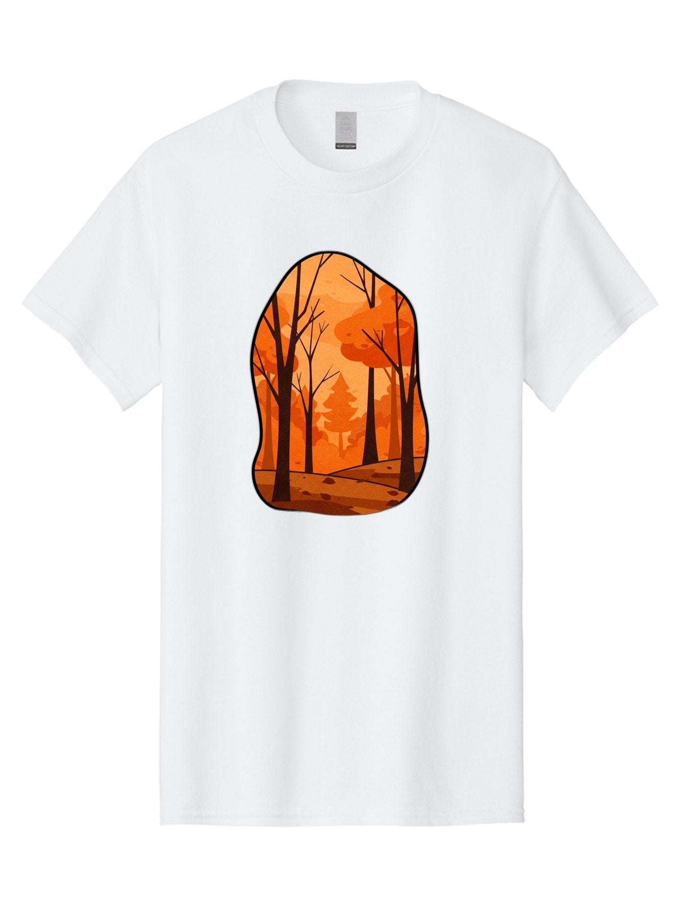 Forest-Scene-1 Men'S Graphic Tee, 100% Cotton, Comfortable Casual Summer Wear, Machine Washable, Vintage Camera, Old Camera, Antique Camera, Black Camera, Classic Photography, Photography Equipment, Nostalgic Device, Film Camera, Camera Art Baf099 8