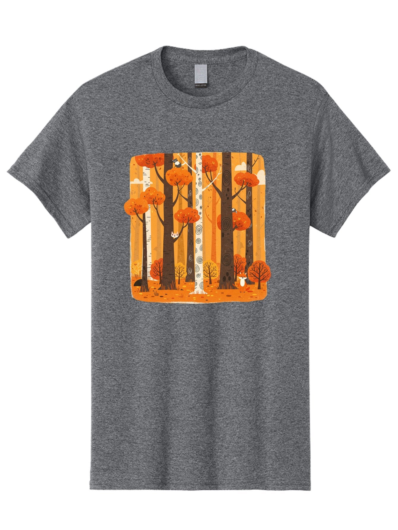 Forest-Scene Men'S Graphic Tee, 100% Cotton, Comfortable Casual Summer Wear, Machine Washable, Vintage Camera, Old Camera, Antique Camera, Black Camera, Classic Photography, Photography Equipment, Nostalgic Device, Film Camera, Camera Art Baf100 10