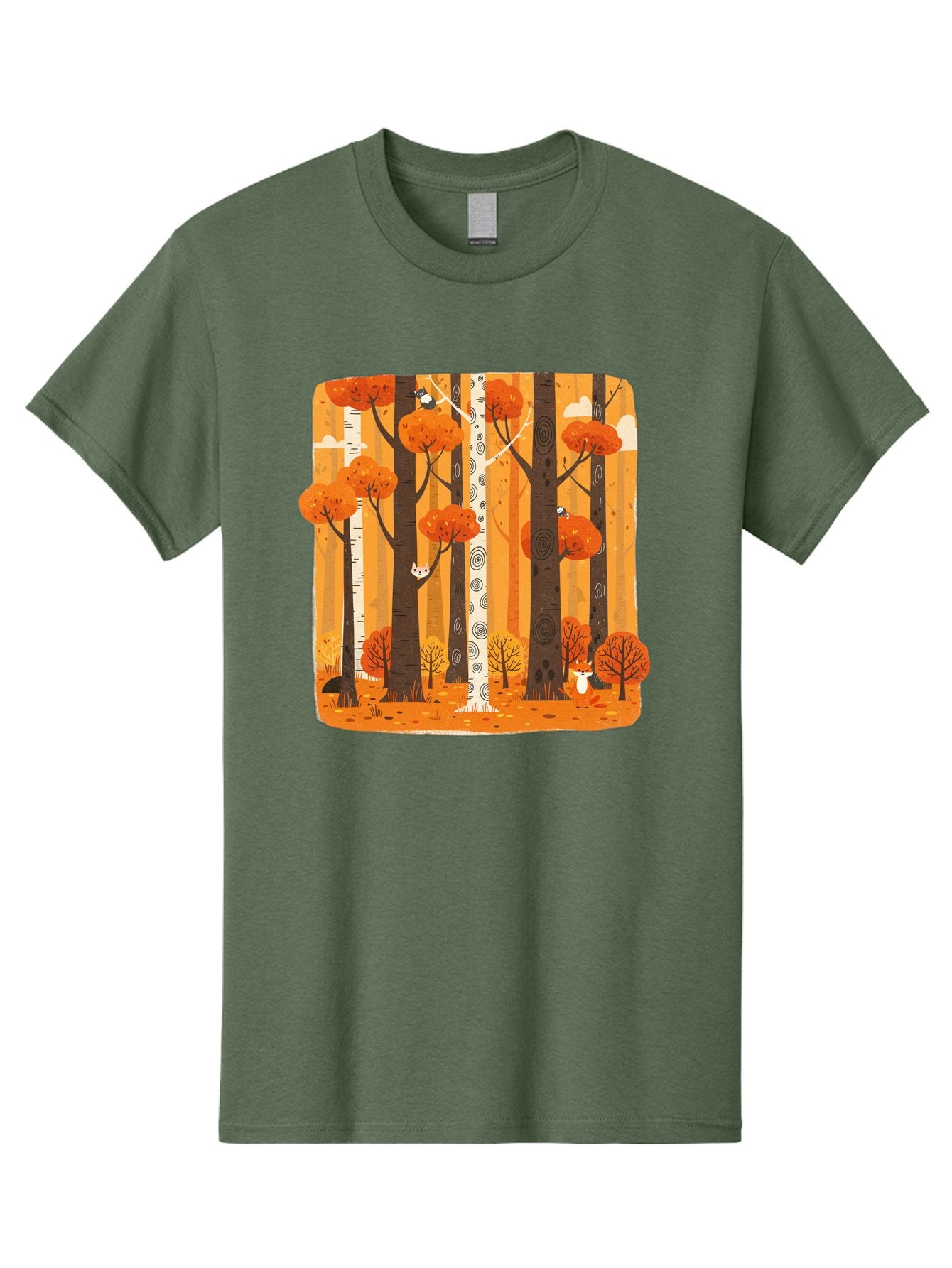 Forest-Scene Men'S Graphic Tee, 100% Cotton, Comfortable Casual Summer Wear, Machine Washable, Vintage Camera, Old Camera, Antique Camera, Black Camera, Classic Photography, Photography Equipment, Nostalgic Device, Film Camera, Camera Art Baf100 13