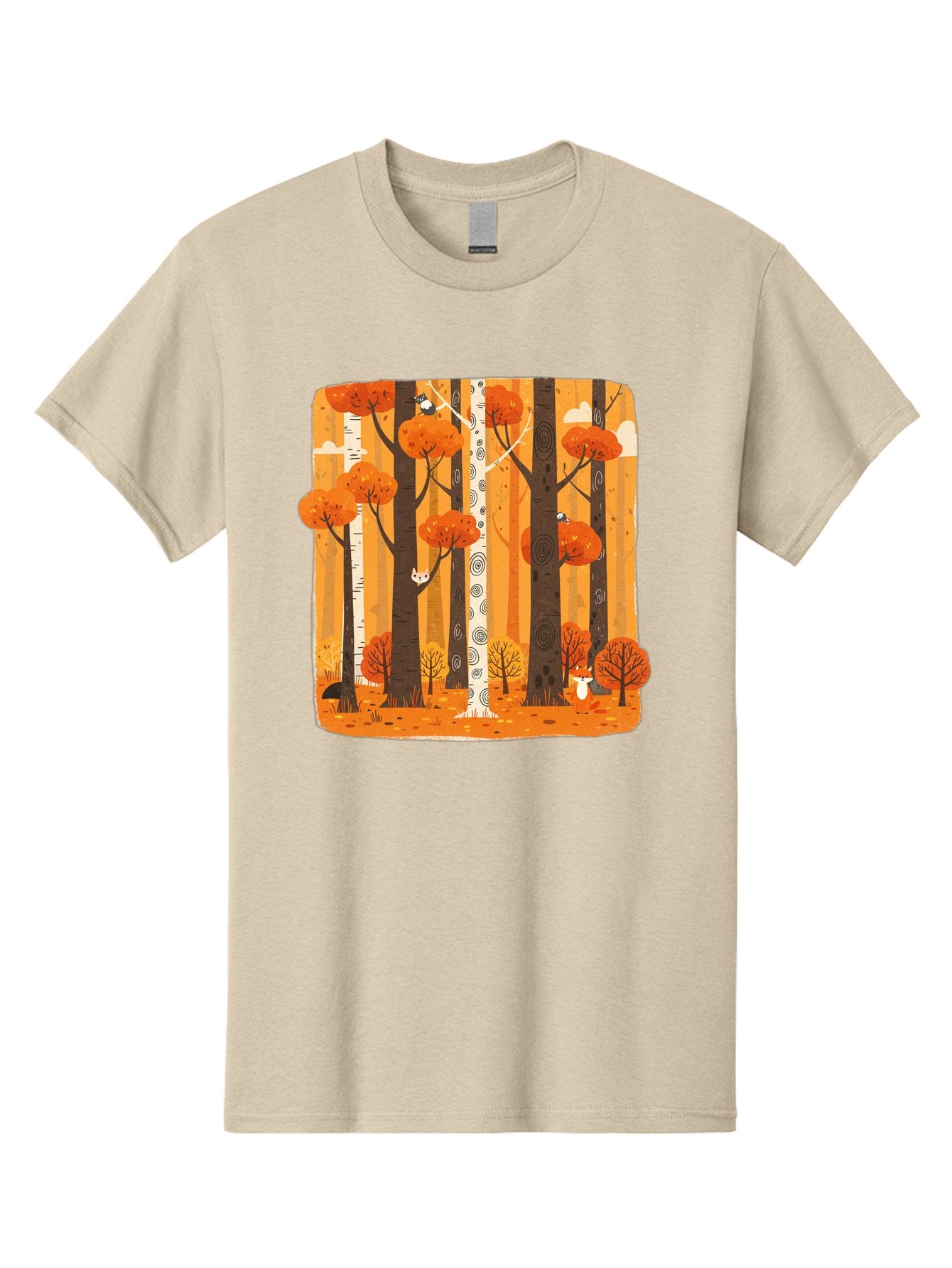 Forest-Scene Men'S Graphic Tee, 100% Cotton, Comfortable Casual Summer Wear, Machine Washable, Vintage Camera, Old Camera, Antique Camera, Black Camera, Classic Photography, Photography Equipment, Nostalgic Device, Film Camera, Camera Art Baf100 4