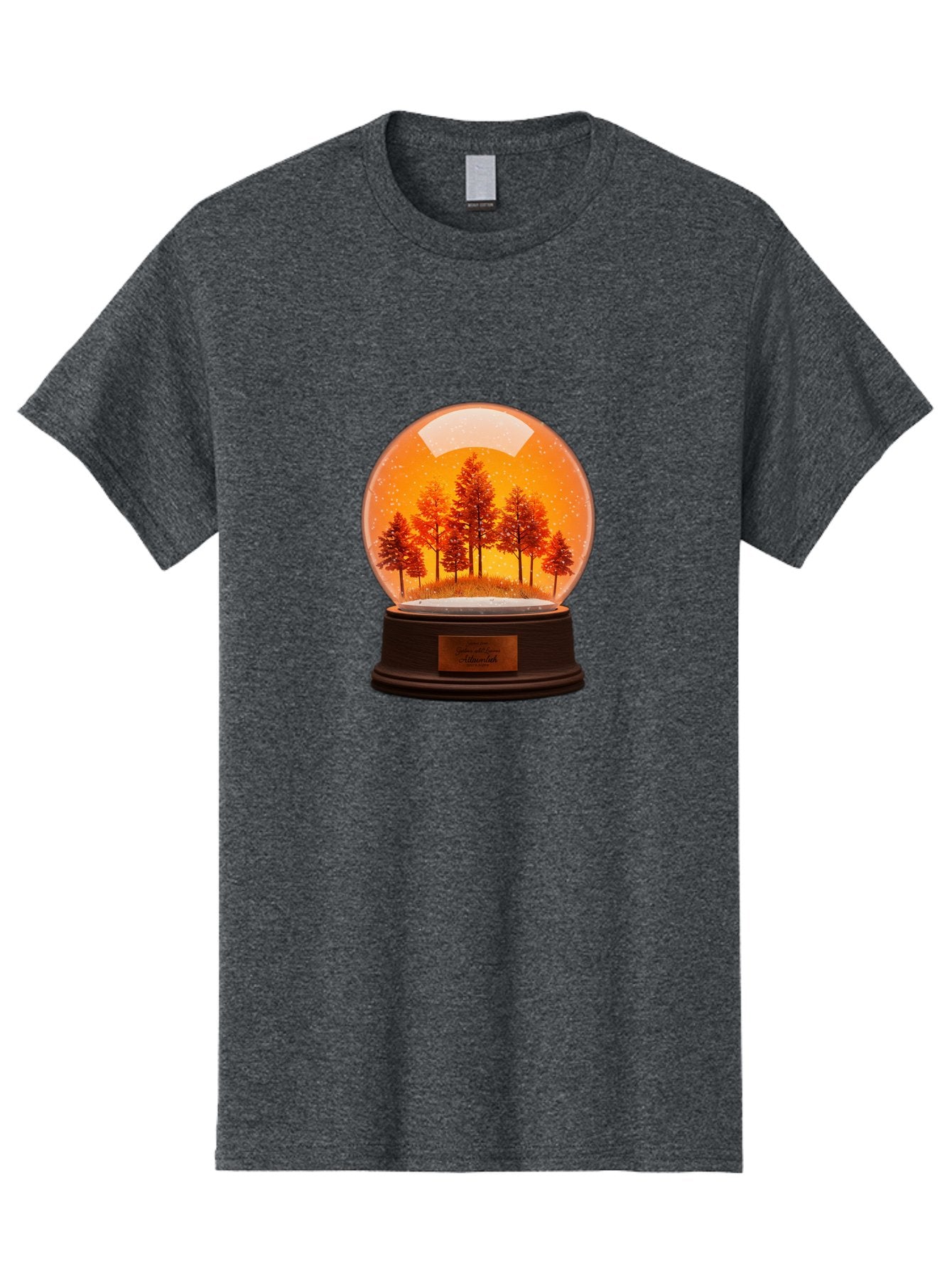 Forest-Snow-Globe Men'S Graphic Tee, 100% Cotton, Comfortable Casual Summer Wear, Machine Washable, Vintage Camera, Old Camera, Antique Camera, Black Camera, Classic Photography, Photography Equipment, Nostalgic Device, Film Camera, Camera Art Baf101 9