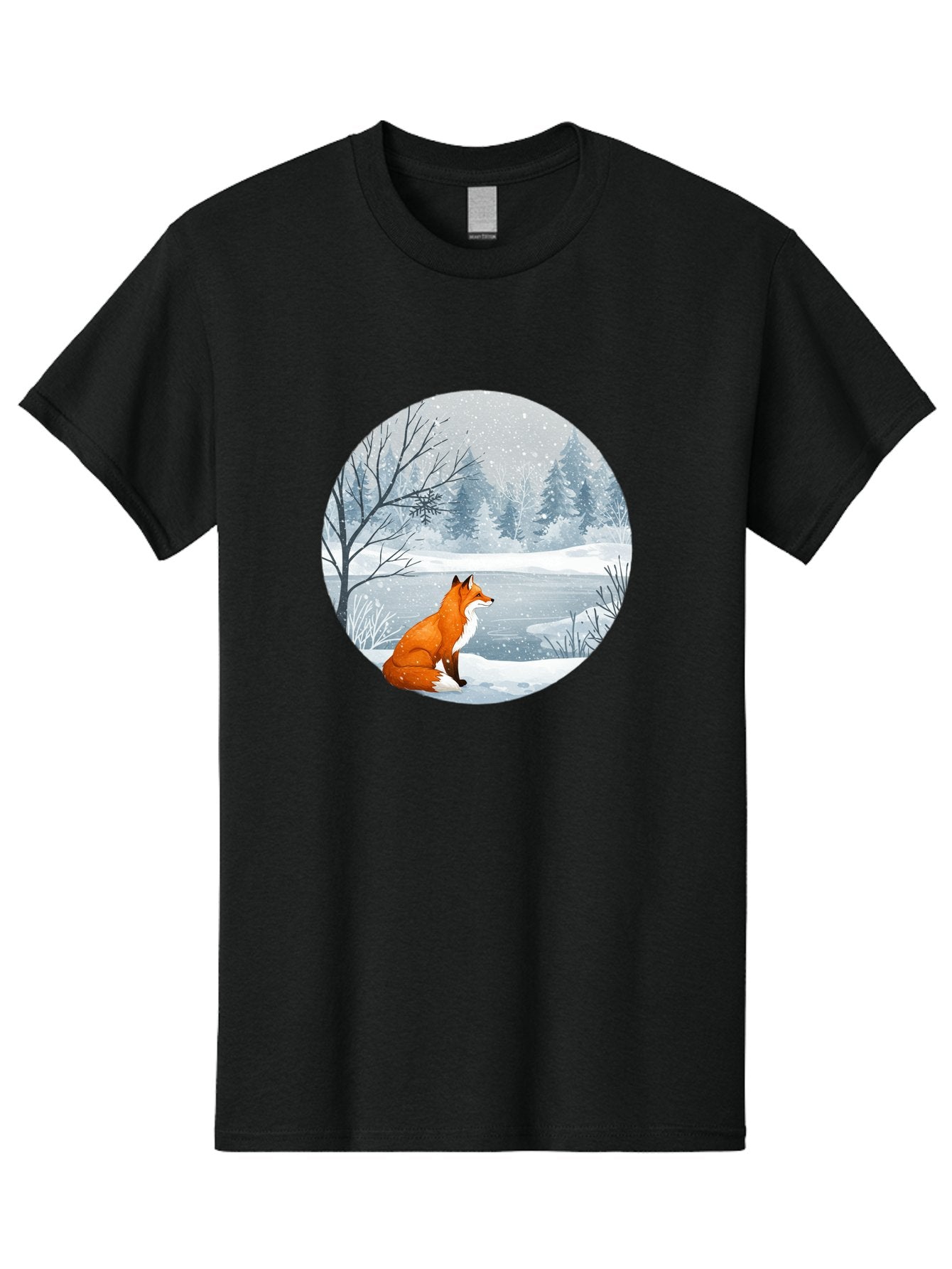 Fox-In-Winter-Landscape Men'S Graphic Tee, 100% Cotton, Comfortable Casual Summer Wear, Machine Washable, Vintage Camera, Old Camera, Antique Camera, Black Camera, Classic Photography, Photography Equipment, Nostalgic Device, Film Camera, Baf109 8