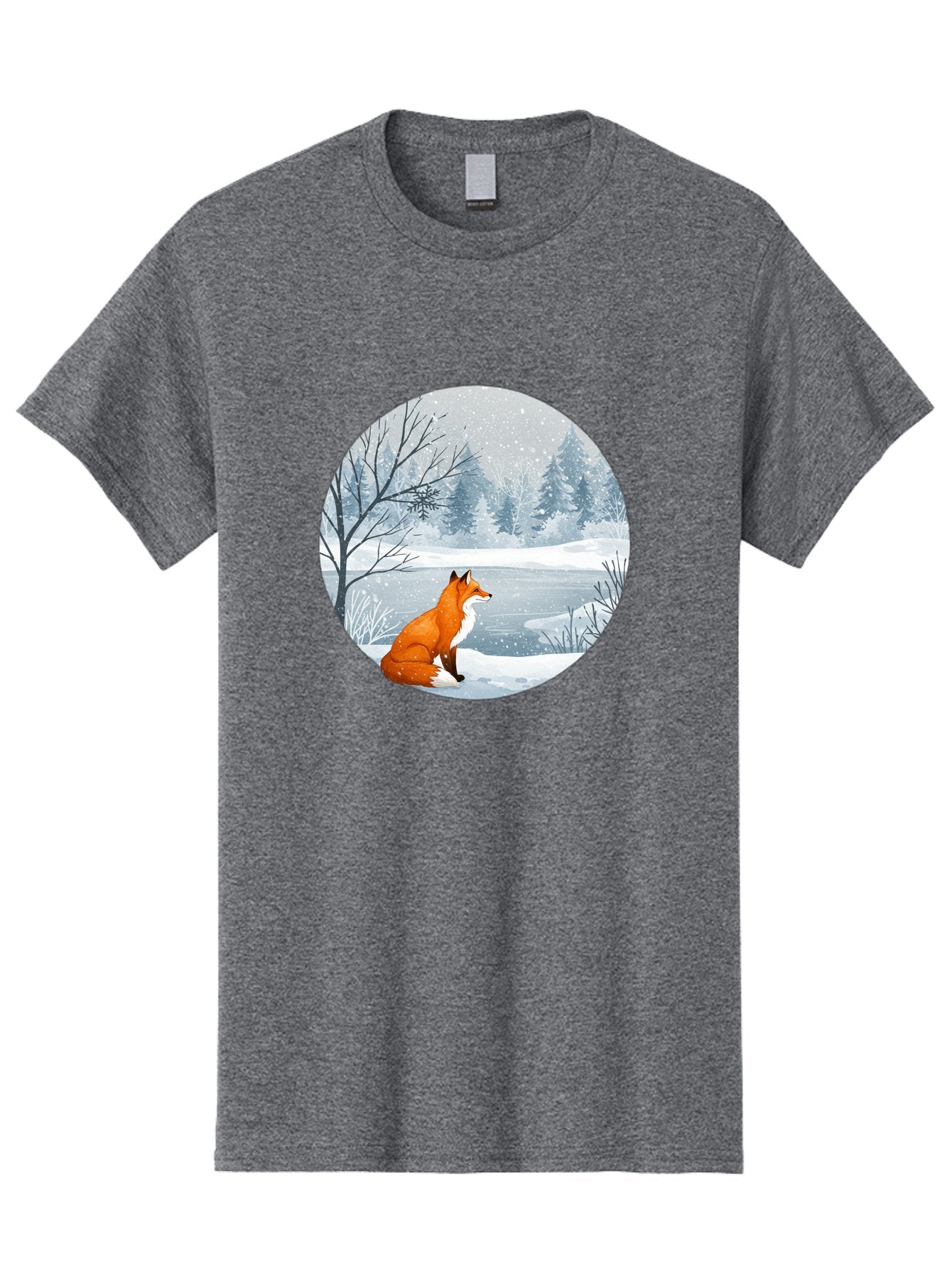 Fox-In-Winter-Landscape Men'S Graphic Tee, 100% Cotton, Comfortable Casual Summer Wear, Machine Washable, Vintage Camera, Old Camera, Antique Camera, Black Camera, Classic Photography, Photography Equipment, Nostalgic Device, Film Camera, Baf109 7