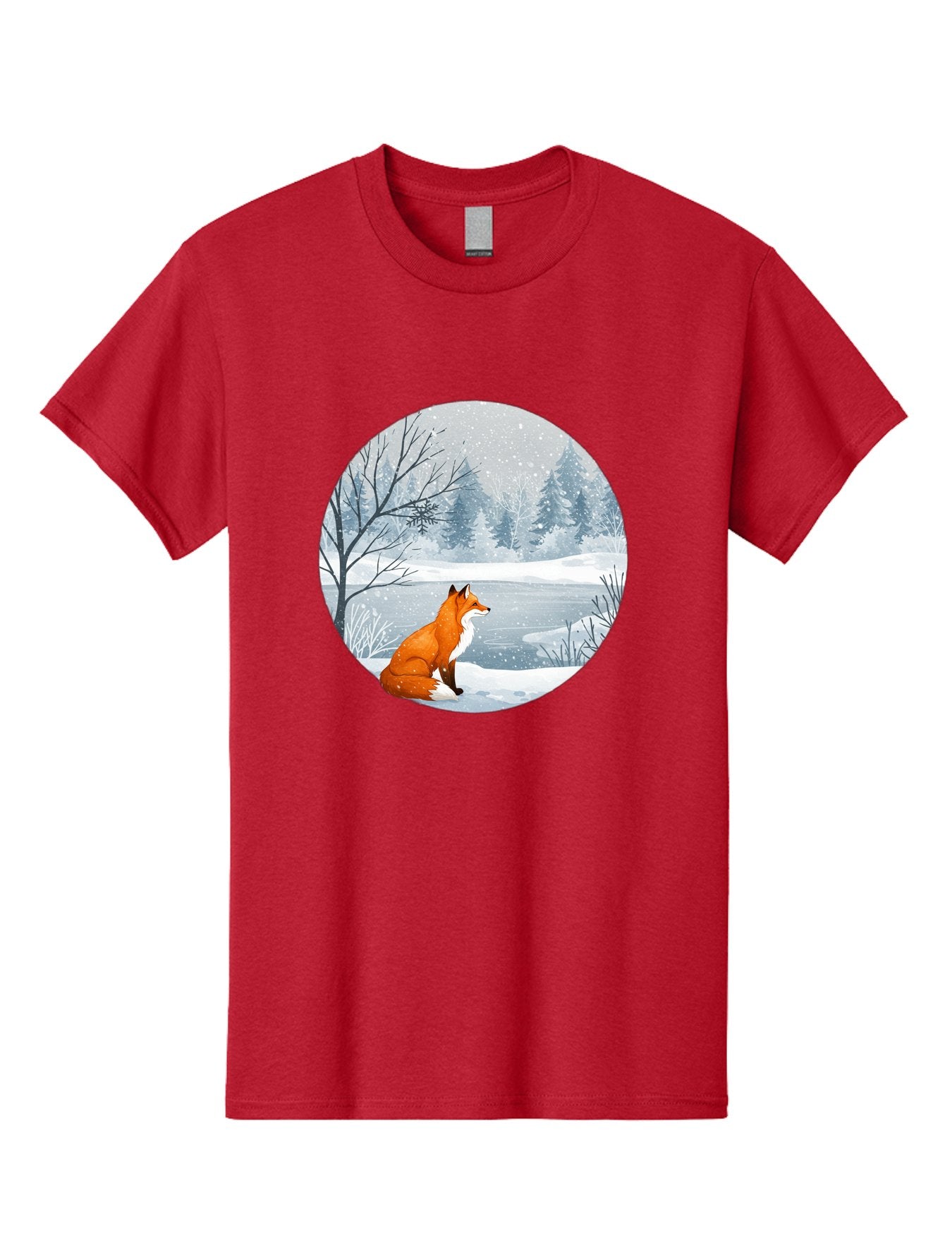 Fox-In-Winter-Landscape Men'S Graphic Tee, 100% Cotton, Comfortable Casual Summer Wear, Machine Washable, Vintage Camera, Old Camera, Antique Camera, Black Camera, Classic Photography, Photography Equipment, Nostalgic Device, Film Camera, Baf109 14