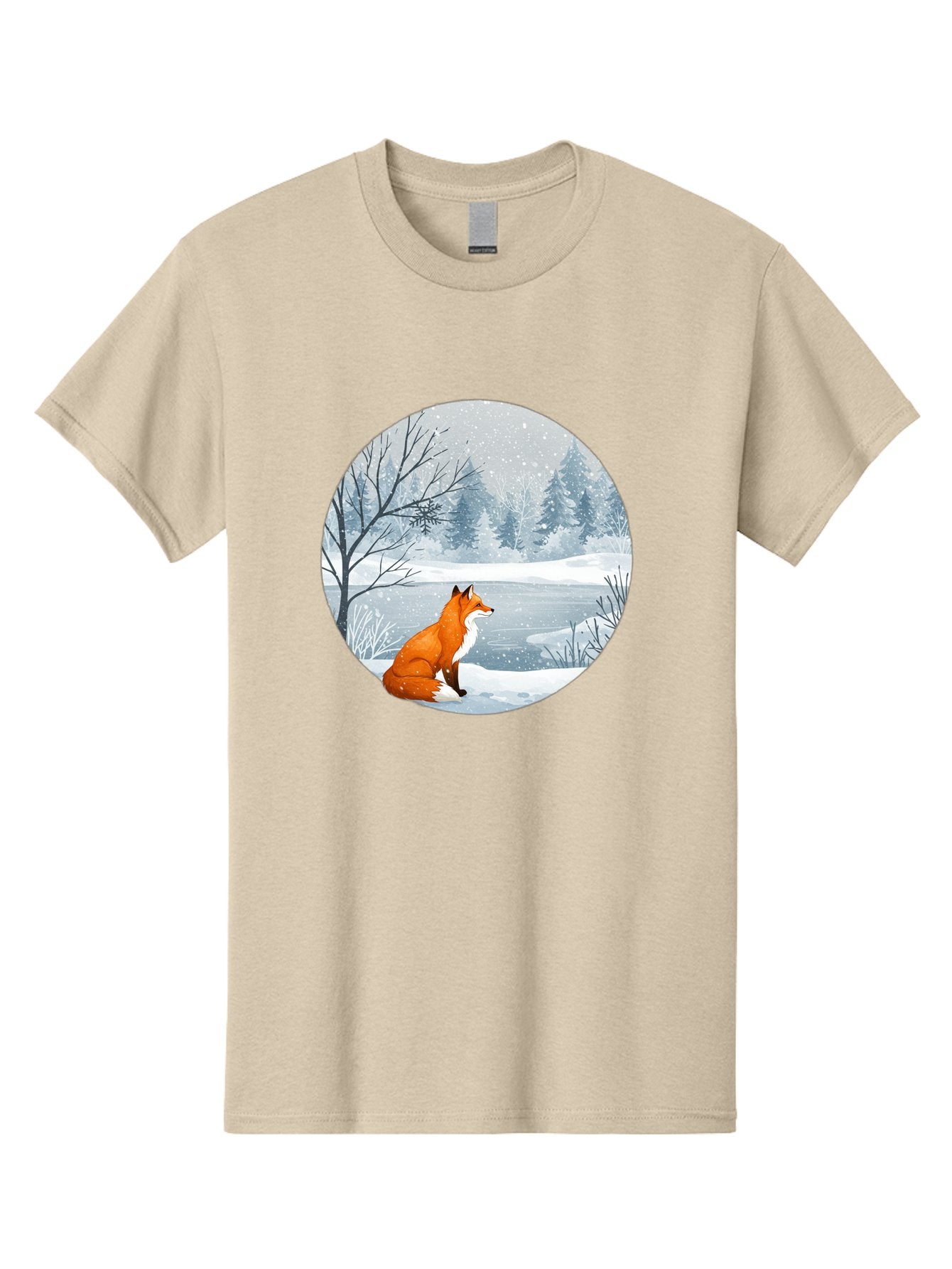 Fox-In-Winter-Landscape Men'S Graphic Tee, 100% Cotton, Comfortable Casual Summer Wear, Machine Washable, Vintage Camera, Old Camera, Antique Camera, Black Camera, Classic Photography, Photography Equipment, Nostalgic Device, Film Camera, Baf109 5