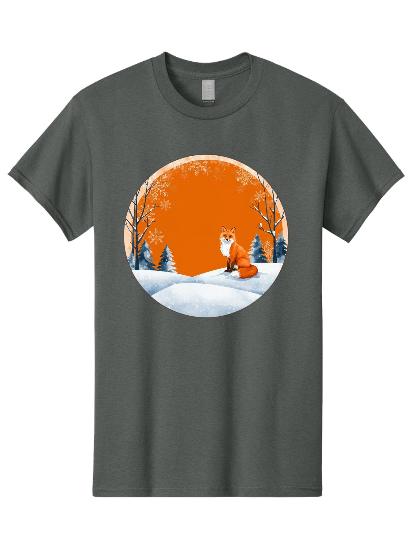Fox-In-Winter-Scene Men'S Graphic Tee, 100% Cotton, Comfortable Casual Summer Wear, Machine Washable, Vintage Camera, Old Camera, Antique Camera, Black Camera, Classic Photography, Photography Equipment, Nostalgic Device, Film Camera, Baf111 14