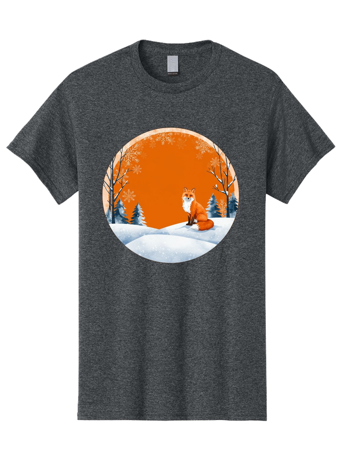 Fox-In-Winter-Scene Men'S Graphic Tee, 100% Cotton, Comfortable Casual Summer Wear, Machine Washable, Vintage Camera, Old Camera, Antique Camera, Black Camera, Classic Photography, Photography Equipment, Nostalgic Device, Film Camera, Baf111 15