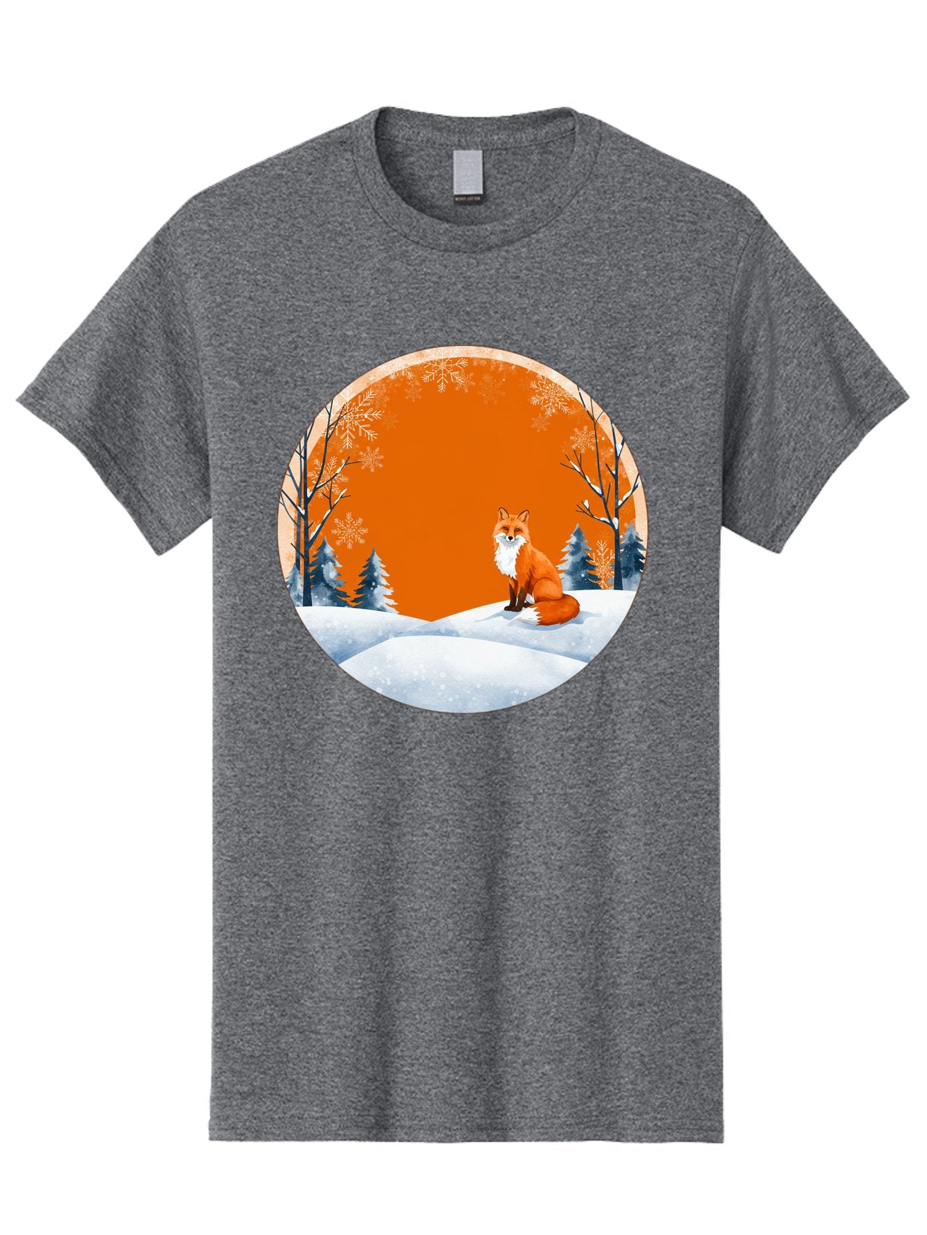 Fox-In-Winter-Scene Men'S Graphic Tee, 100% Cotton, Comfortable Casual Summer Wear, Machine Washable, Vintage Camera, Old Camera, Antique Camera, Black Camera, Classic Photography, Photography Equipment, Nostalgic Device, Film Camera, Baf111 8