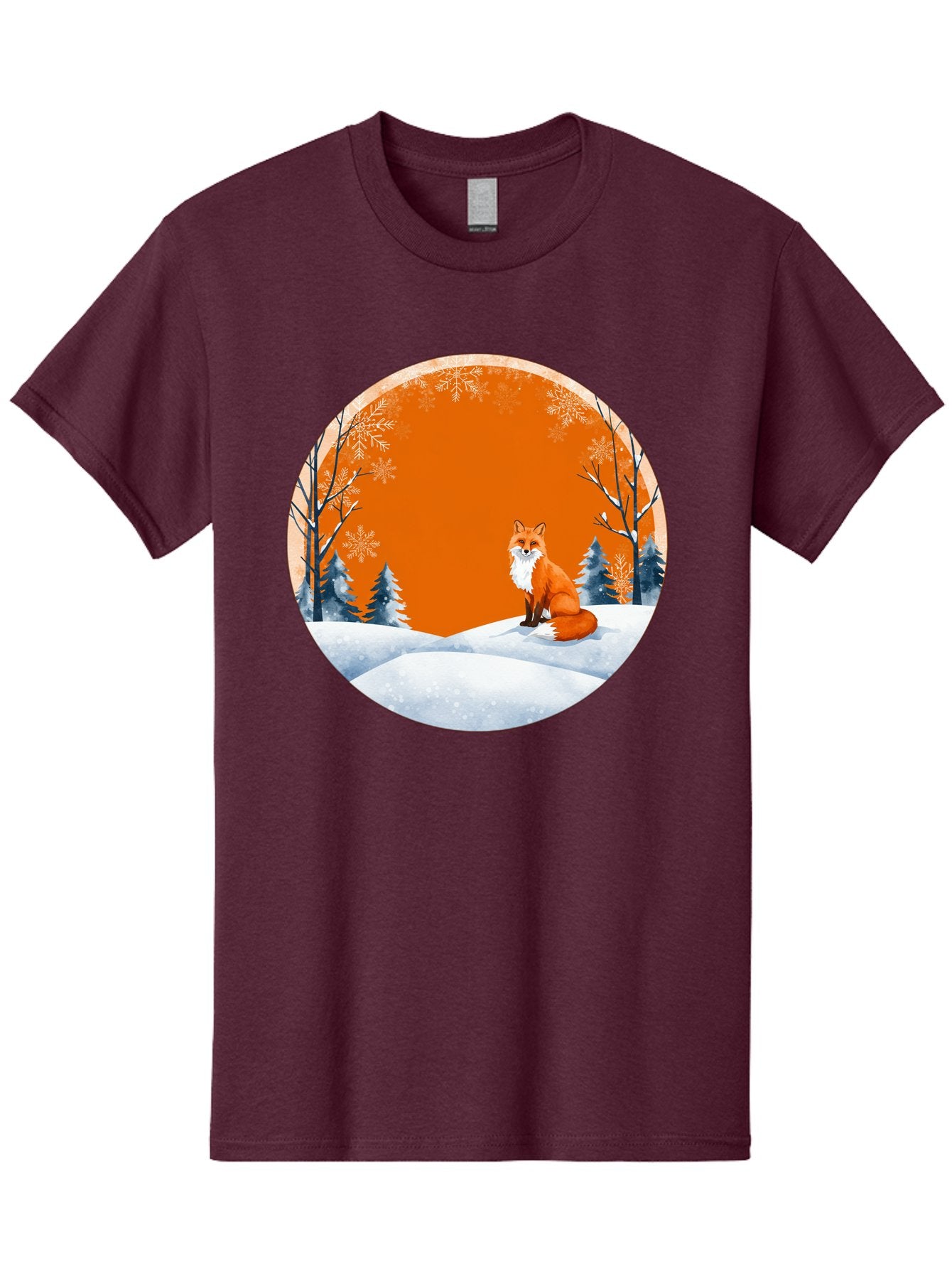 Fox-In-Winter-Scene Men'S Graphic Tee, 100% Cotton, Comfortable Casual Summer Wear, Machine Washable, Vintage Camera, Old Camera, Antique Camera, Black Camera, Classic Photography, Photography Equipment, Nostalgic Device, Film Camera, Baf111 5