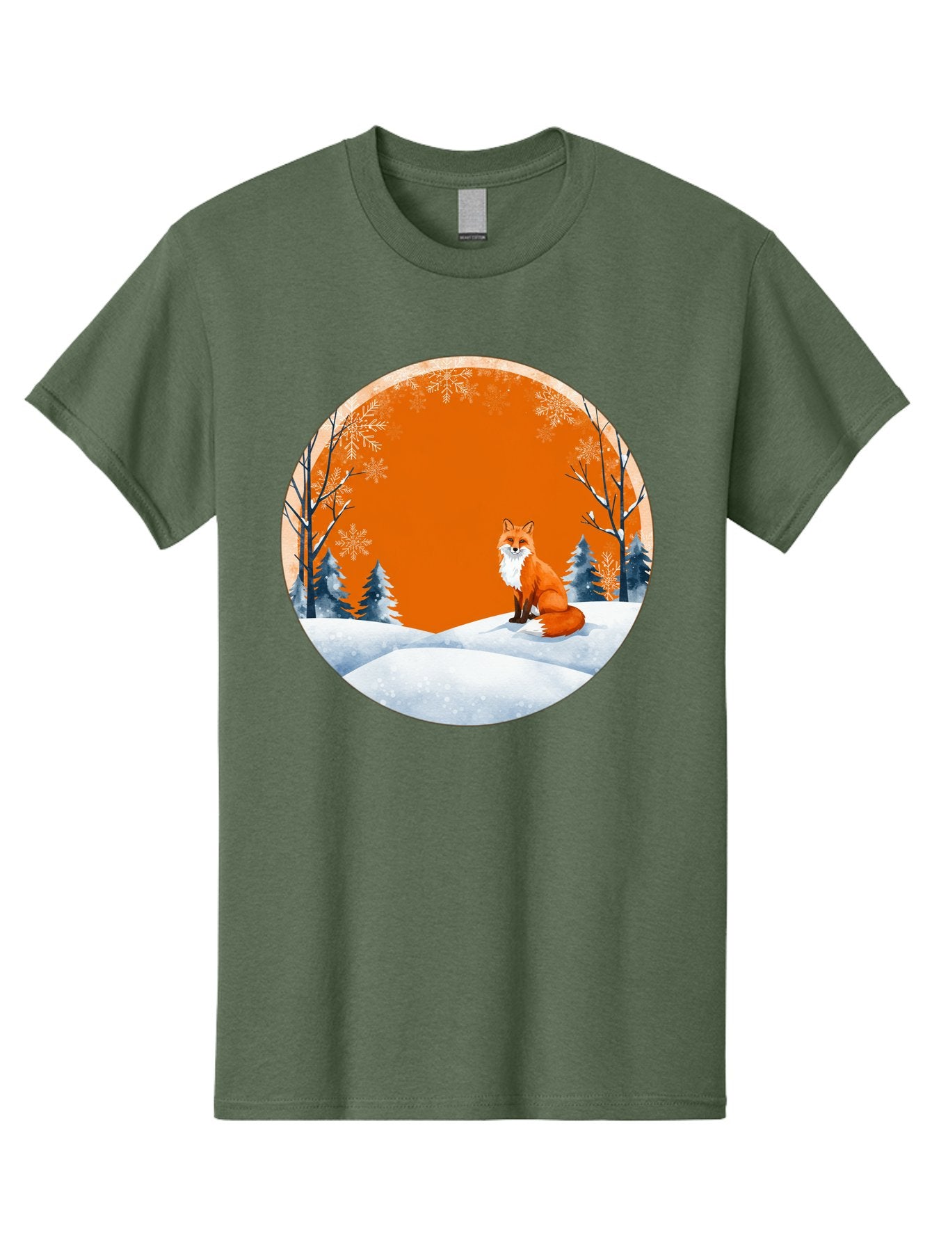 Fox-In-Winter-Scene Men'S Graphic Tee, 100% Cotton, Comfortable Casual Summer Wear, Machine Washable, Vintage Camera, Old Camera, Antique Camera, Black Camera, Classic Photography, Photography Equipment, Nostalgic Device, Film Camera, Baf111 13