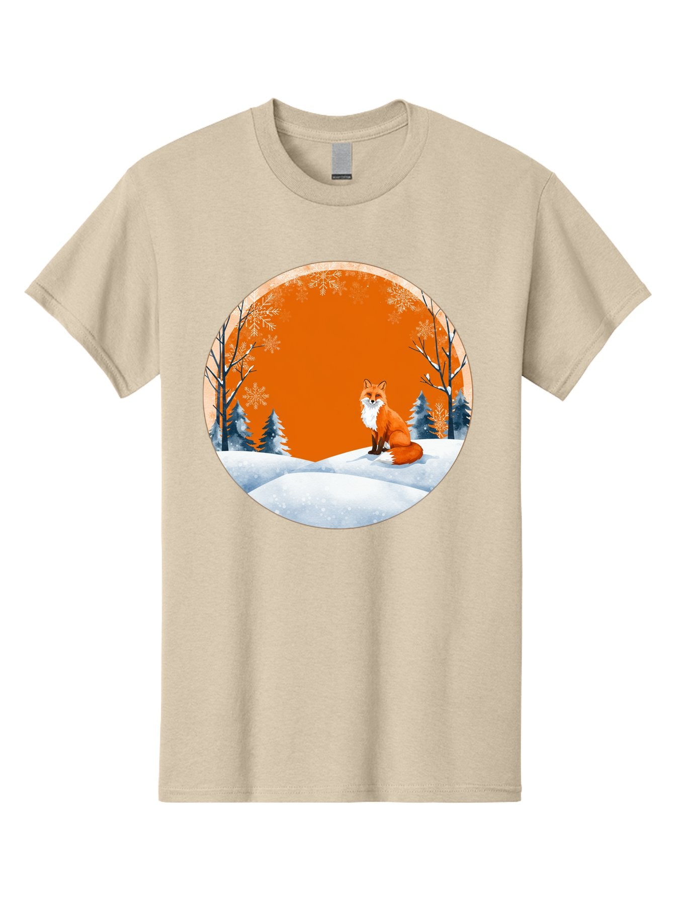 Fox-In-Winter-Scene Men'S Graphic Tee, 100% Cotton, Comfortable Casual Summer Wear, Machine Washable, Vintage Camera, Old Camera, Antique Camera, Black Camera, Classic Photography, Photography Equipment, Nostalgic Device, Film Camera, Baf111 7