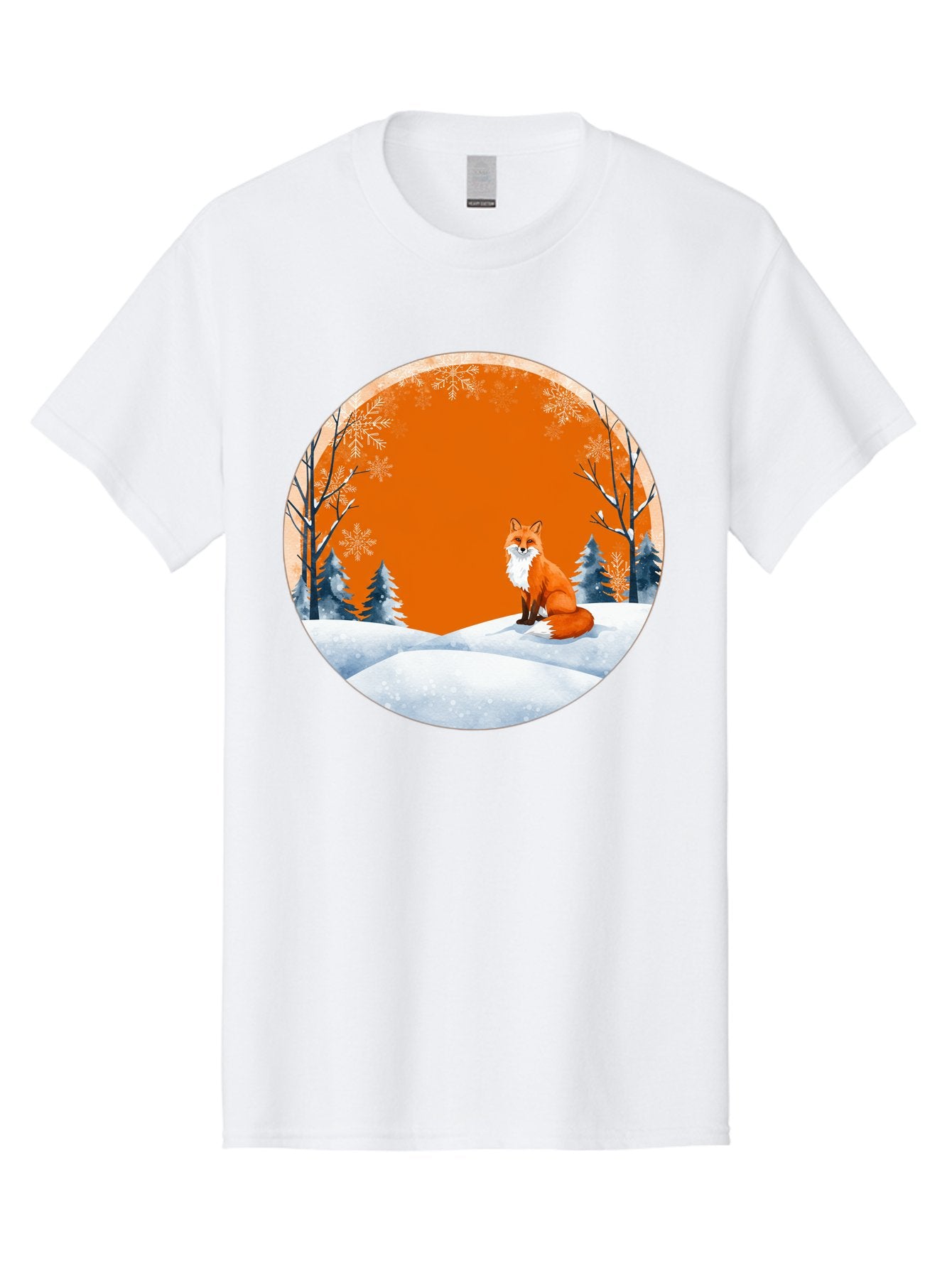 Fox-In-Winter-Scene Men'S Graphic Tee, 100% Cotton, Comfortable Casual Summer Wear, Machine Washable, Vintage Camera, Old Camera, Antique Camera, Black Camera, Classic Photography, Photography Equipment, Nostalgic Device, Film Camera, Baf111 9