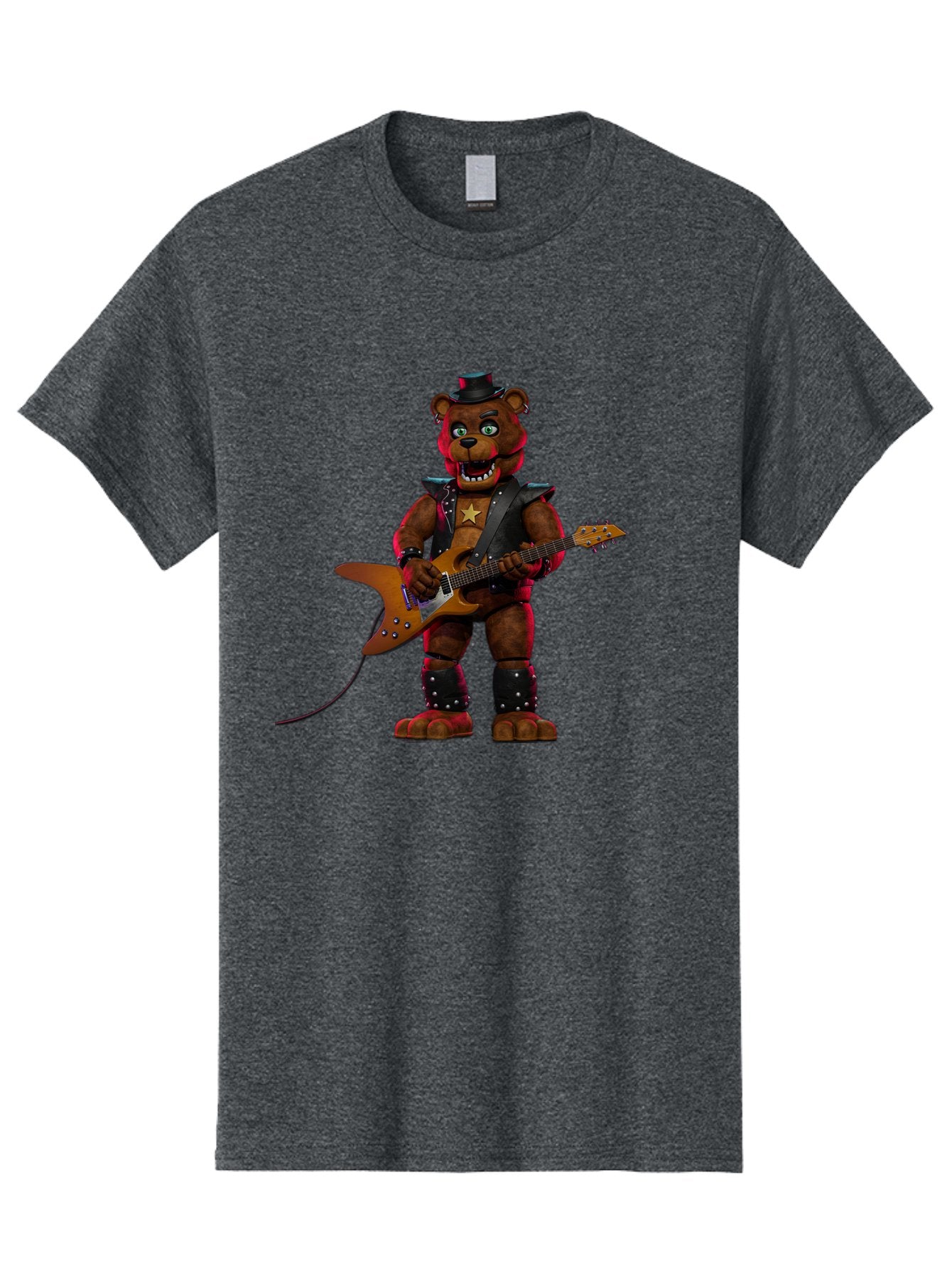 Freddy-Fazbear-1 Men'S Graphic Tee, 100% Cotton, Comfortable Casual Summer Wear, Machine Washable, Vintage Camera, Old Camera, Antique Camera, Black Camera, Classic Photography, Photography Equipment, Nostalgic Device, Film Camera, Camera Art Baf114 3