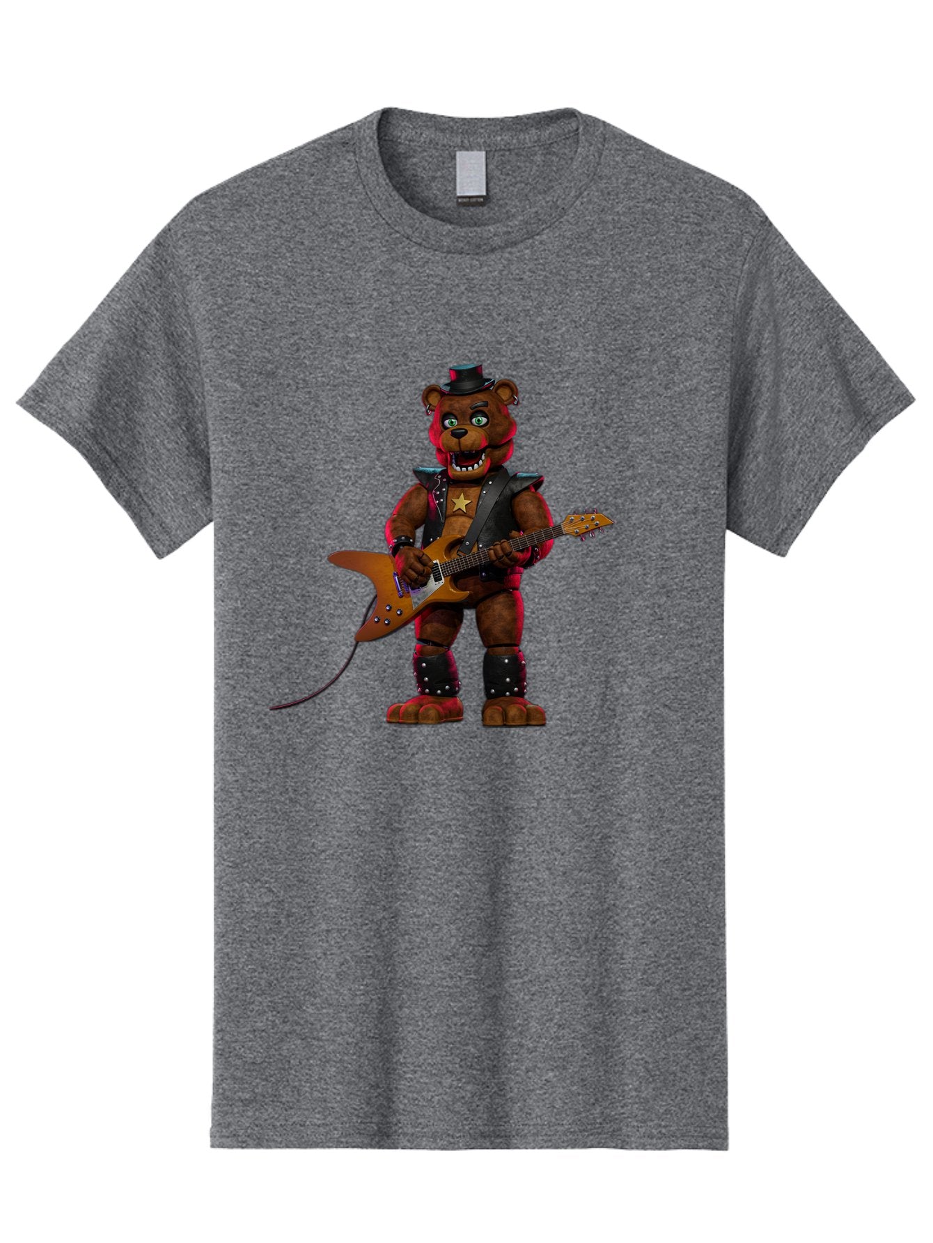 Freddy-Fazbear-1 Men'S Graphic Tee, 100% Cotton, Comfortable Casual Summer Wear, Machine Washable, Vintage Camera, Old Camera, Antique Camera, Black Camera, Classic Photography, Photography Equipment, Nostalgic Device, Film Camera, Camera Art Baf114 10