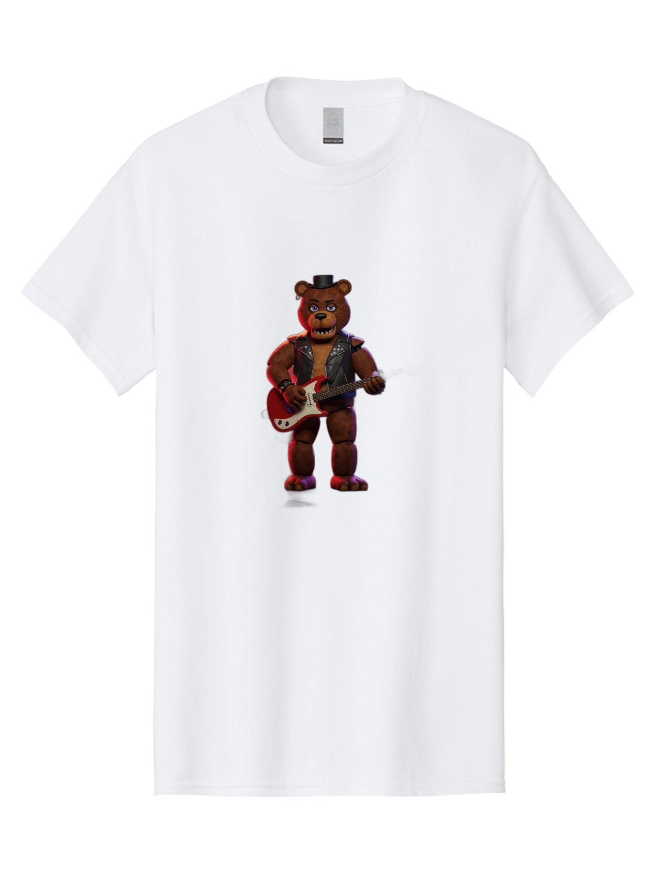 Freddy-Fazbear-2 Men'S Graphic Tee, 100% Cotton, Comfortable Casual Summer Wear, Machine Washable, Vintage Camera, Old Camera, Antique Camera, Black Camera, Classic Photography, Photography Equipment, Nostalgic Device, Film Camera, Camera Art Baf115 5