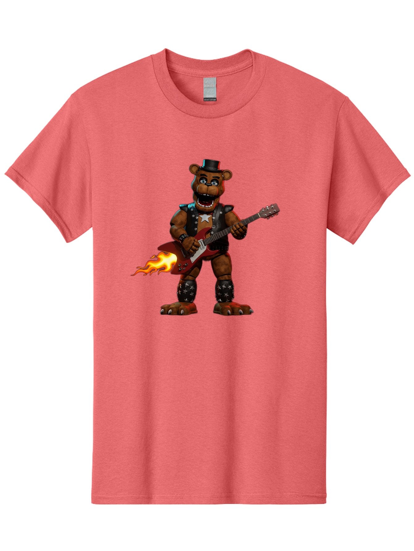 Freddy-Fazbear-3 Men'S Graphic Tee, 100% Cotton, Comfortable Casual Summer Wear, Machine Washable, Vintage Camera, Old Camera, Antique Camera, Black Camera, Classic Photography, Photography Equipment, Nostalgic Device, Film Camera, Camera Art Baf116 15