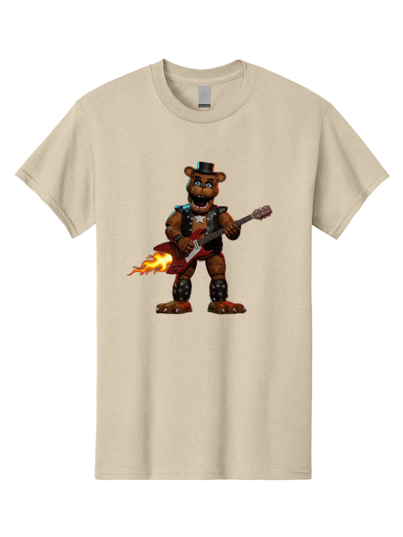 Freddy-Fazbear-3 Men'S Graphic Tee, 100% Cotton, Comfortable Casual Summer Wear, Machine Washable, Vintage Camera, Old Camera, Antique Camera, Black Camera, Classic Photography, Photography Equipment, Nostalgic Device, Film Camera, Camera Art Baf116 10