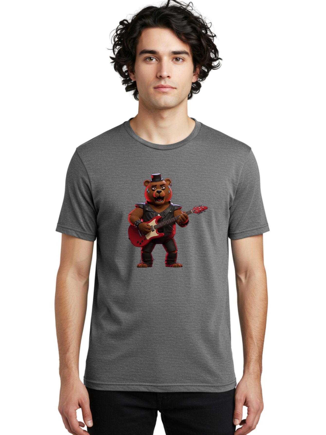 Freddy-Fazbear-4 Men'S Graphic Tee, 100% Cotton, Comfortable Casual Summer Wear, Machine Washable, Vintage Camera, Old Camera, Antique Camera, Black Camera, Classic Photography, Photography Equipment, Nostalgic Device, Film Camera, Camera Art Baf117 21